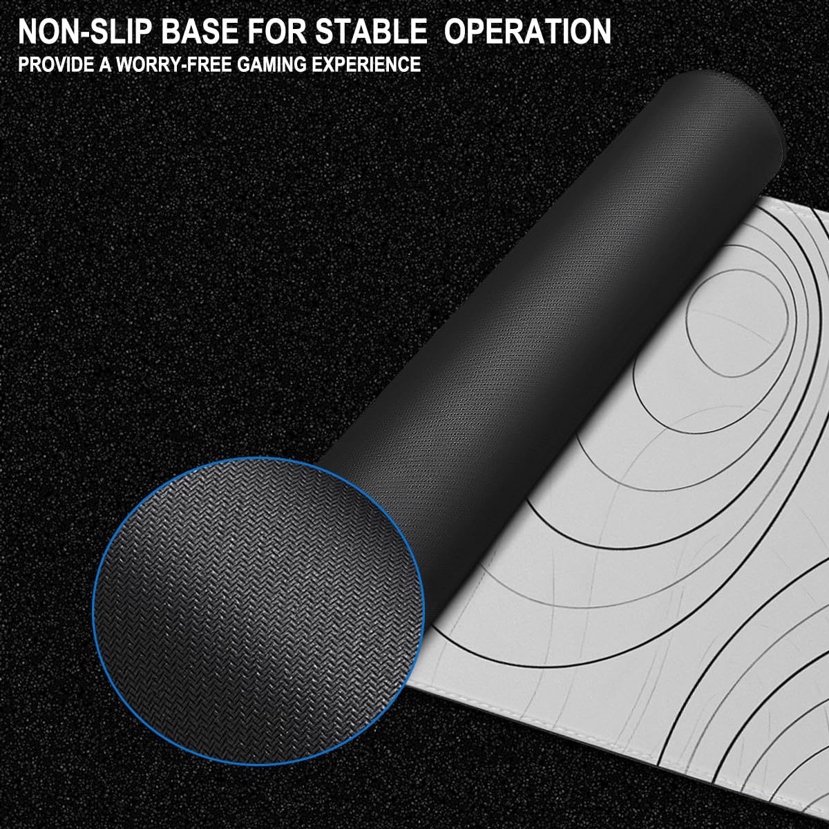 Large Mouse Pad, 31.5" x15.7" Large Mat with Superior Micro-Weave Cloth, Water Resist Keyboard