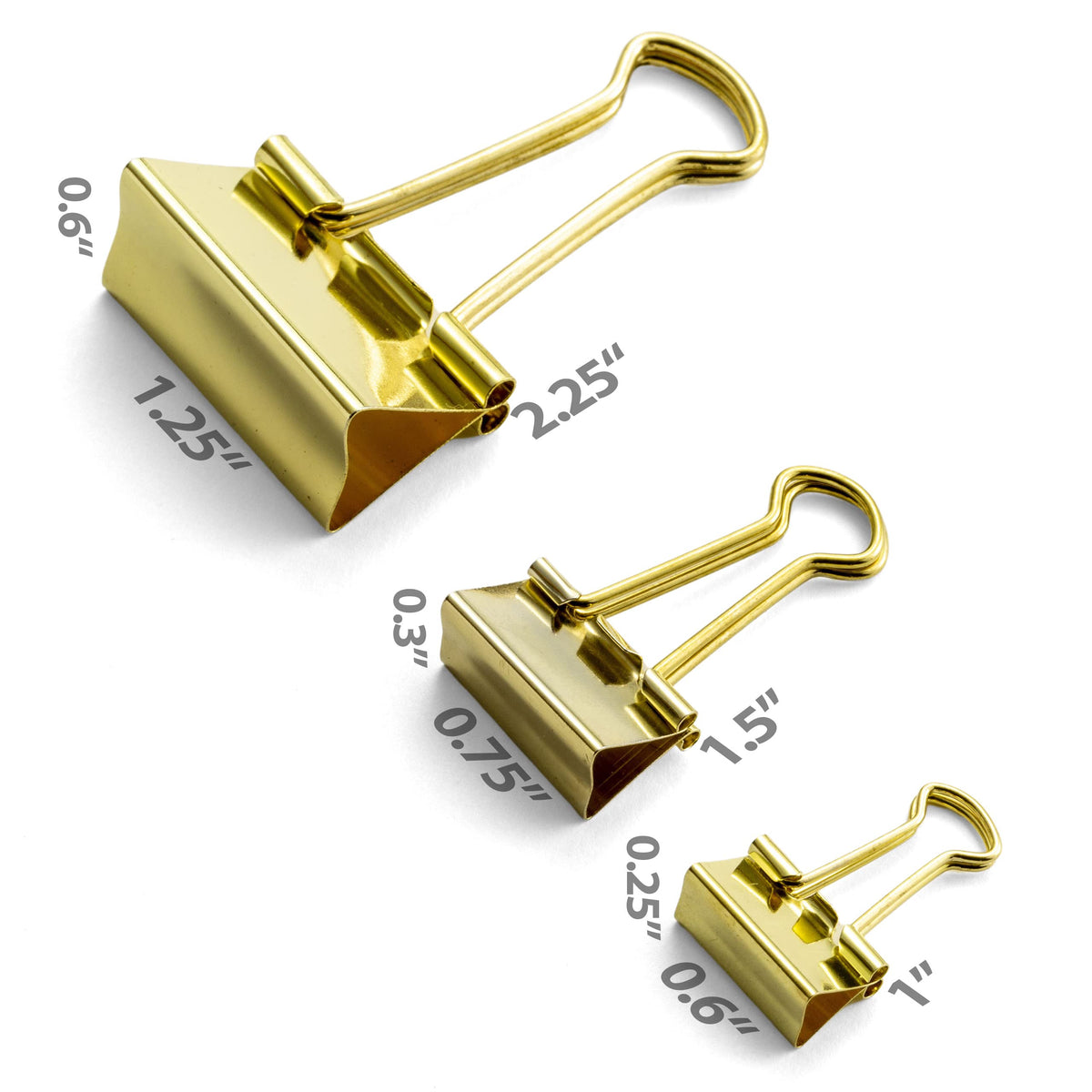 Officemate OIC Officemate Assorted Size Binder Clips (OIC31022)