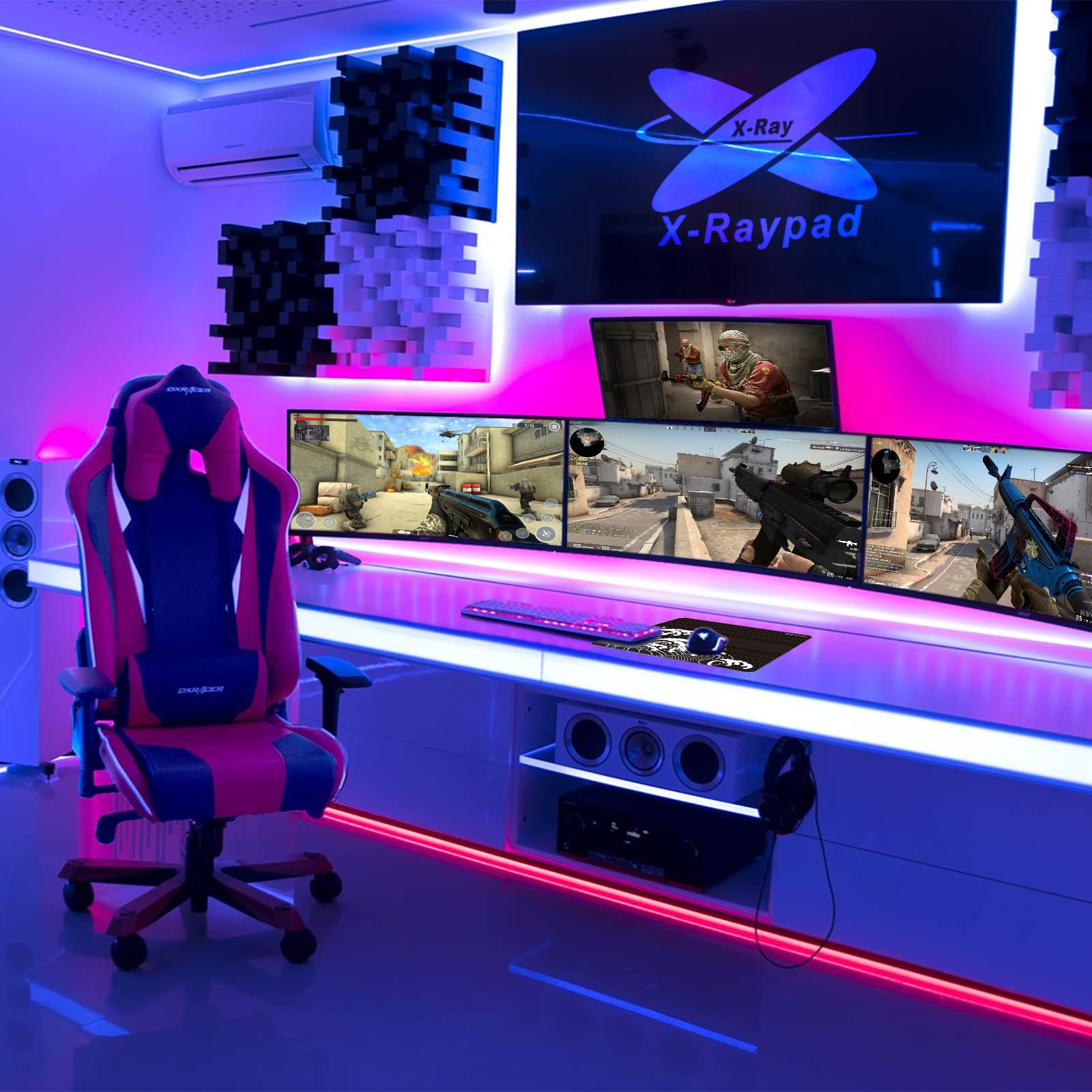 X-Raypad Aqua Control Plus Wave Gaming Mouse Pad, Ultra-High Precision Mouse Pad with Perfect Speed