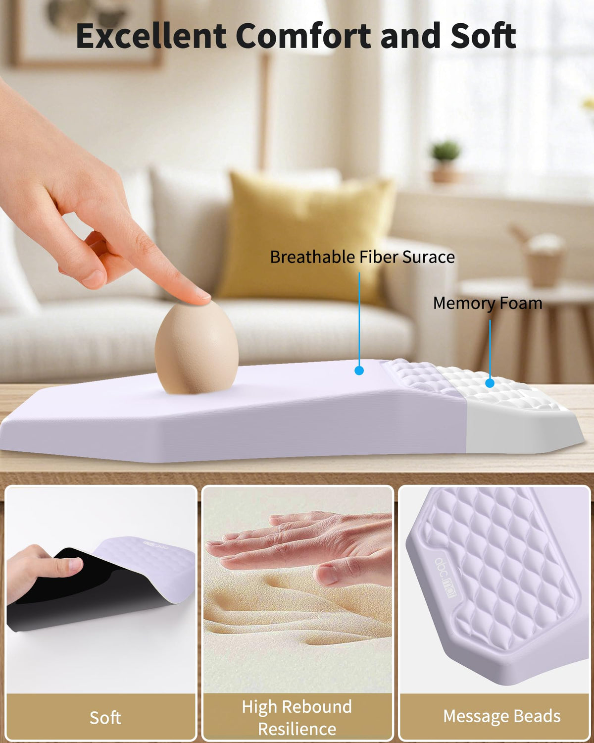 Ergonomic Mouse Pad Wrist Rest Support