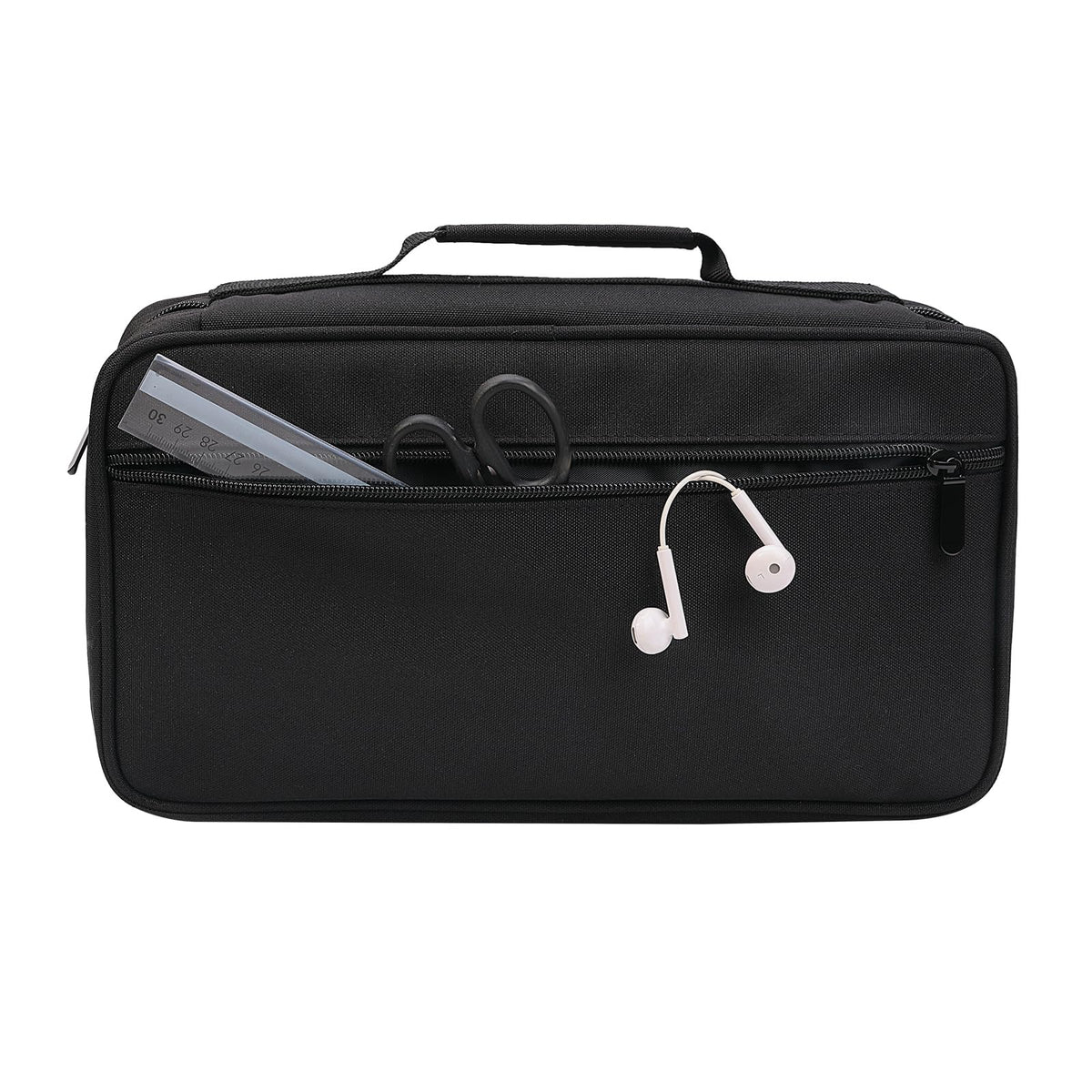 BOMKEE 60 Slots Marker Organizer Case, Large Marker Case for 60 Markers Big Capacity Marker Storage