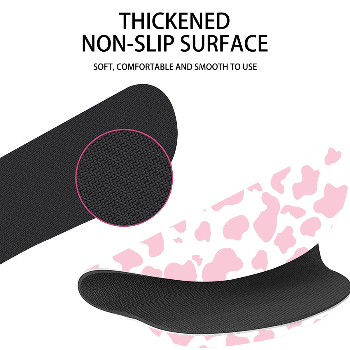 Deokke 2Pcs Keyboard Wrist Rest Pad and Mouse Wrist Rest Support Mouse Pad Set,Ergonomic