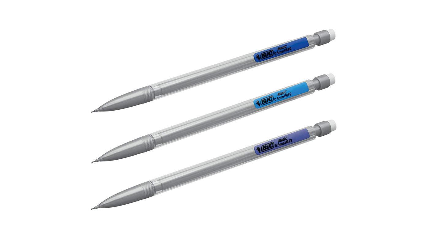 Bic Matic Original Fine 0.5mm Mechanical Pencils 12 Box