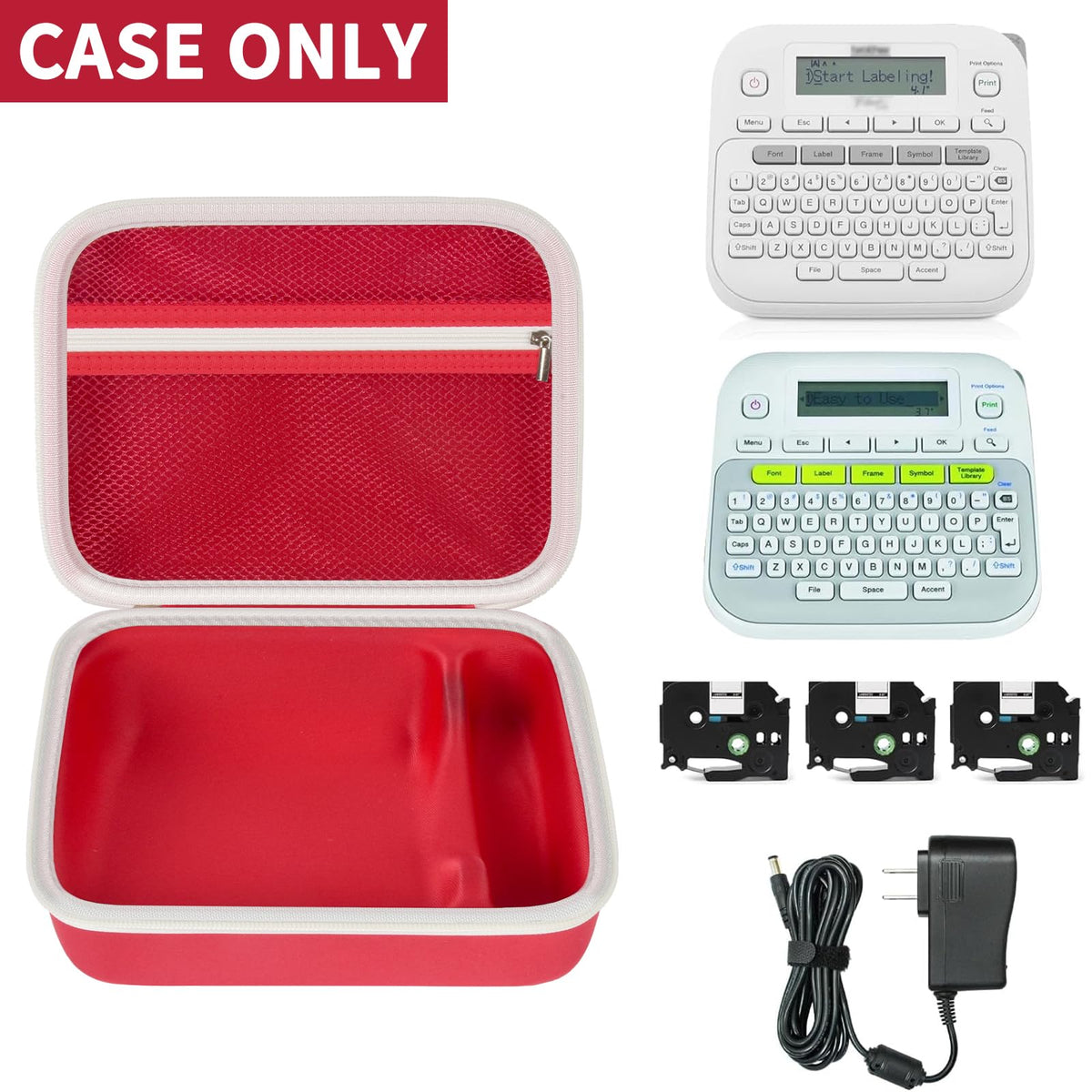 GWCASE Hard Label Maker Case for Brother P-Touch PT-D220/PT-D210, Case Only