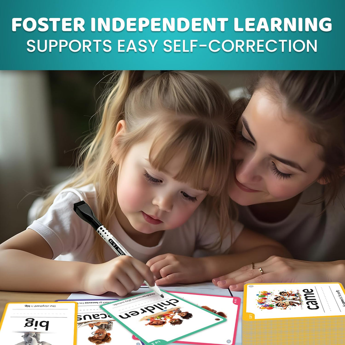 ABC Learning Flash Cards for Toddlers 3-5 - Flash Cards for Kids Ages 4-8