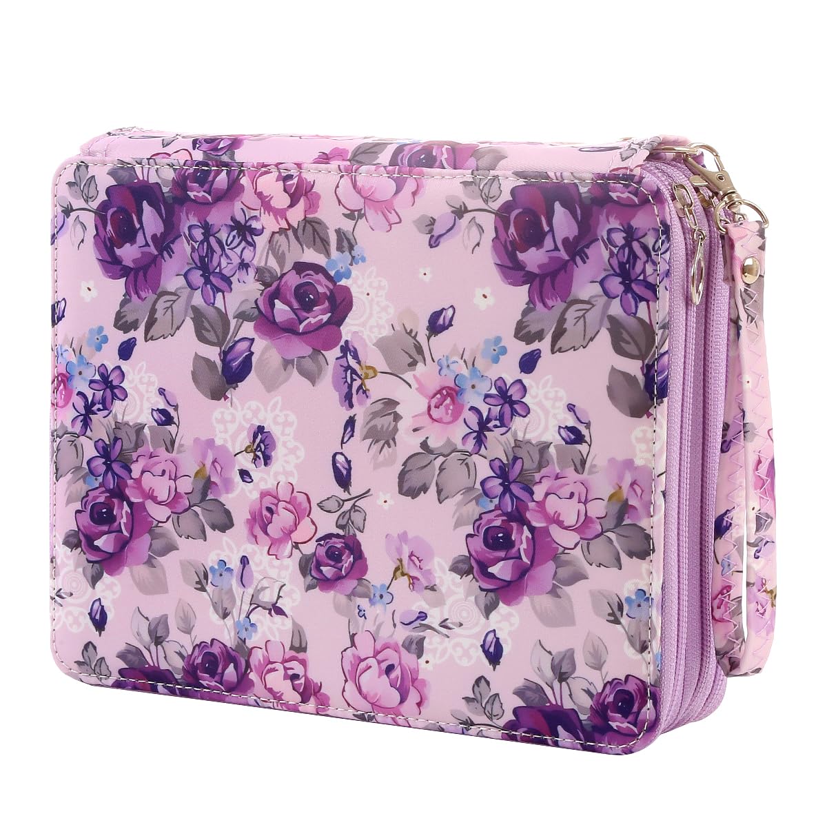 Lbxgap 120 Slots Colored Pencil Case Organizer, 3 Layer Bag