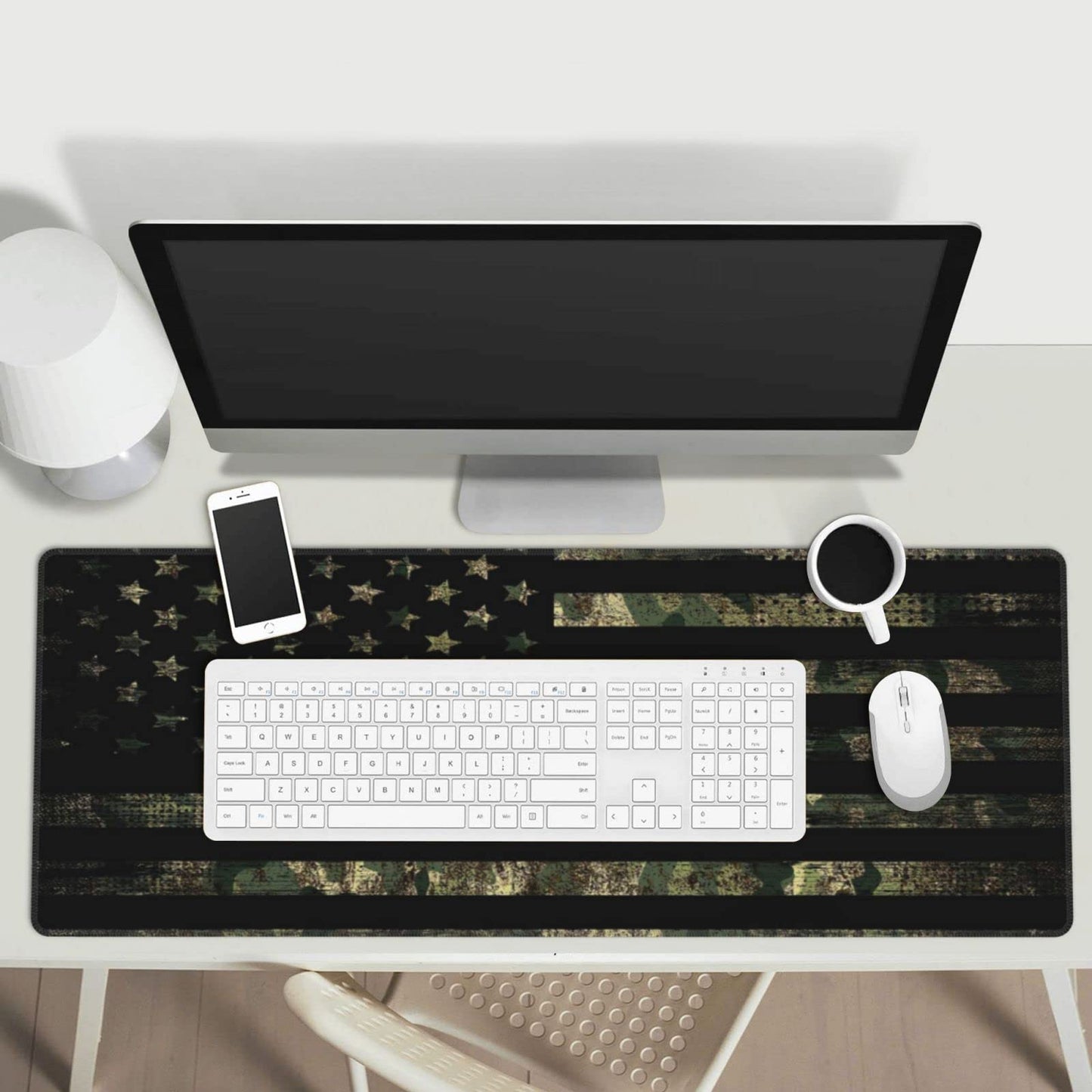 Sigouyinei Extra Large Desk Pad 31.5x12in Office Gaming Non-Slip Mouse Pad