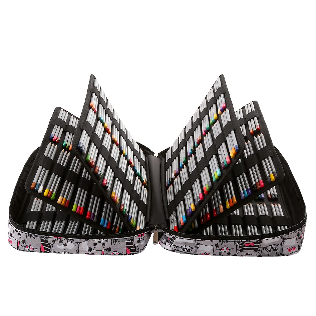 Lbxgap 480 Slots Colored Pencil Case w/Handle & Shoulder Strap