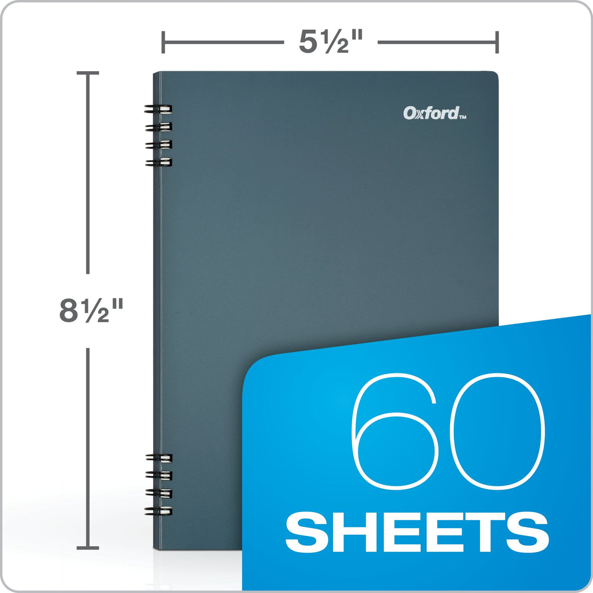 Oxford Stone Paper Notebook, School Notebook, Smooth Note-Taking Pad, Journal for Writing, 5-1/2" x
