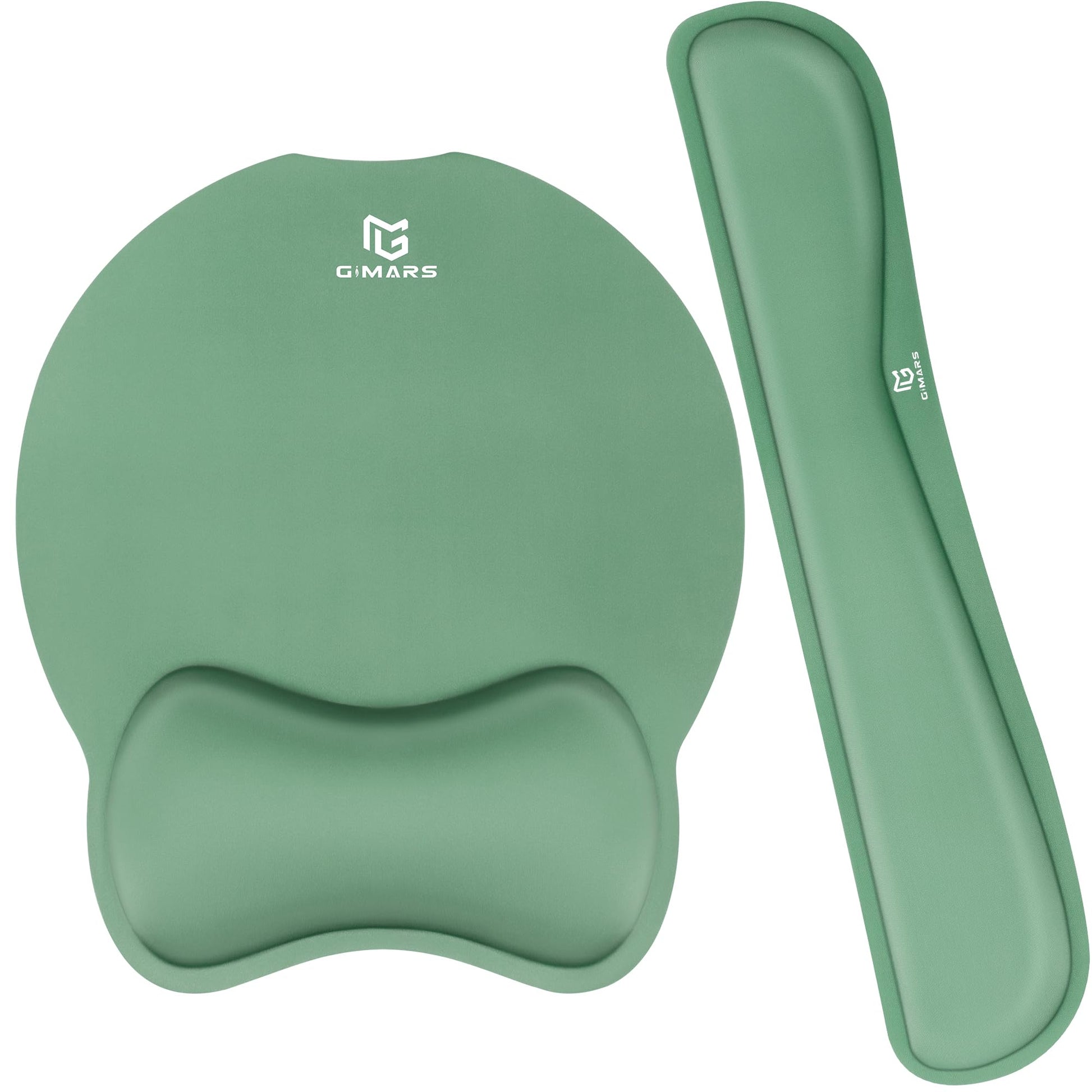 Gimars Ergonomic Mouse Pad Wrist Support, Upgrade Enlarge Superfine Fibre Soft Smooth Keyboard