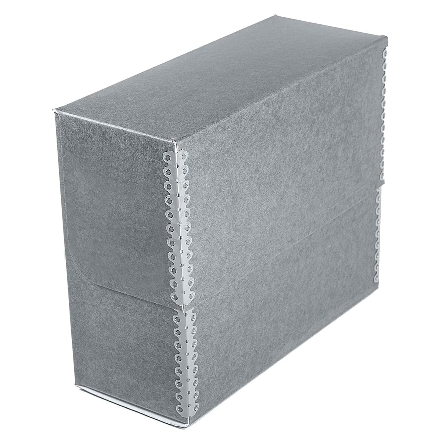 Lineco Archival Document Storage Box, Gray, 15.5" x 12.5" x 5"