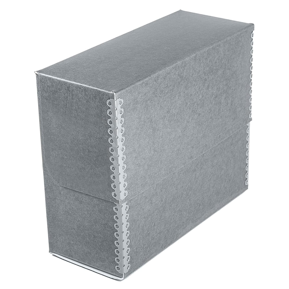 Lineco Archival Document Storage Box, Gray, 15.5" x 10.5" x 5"