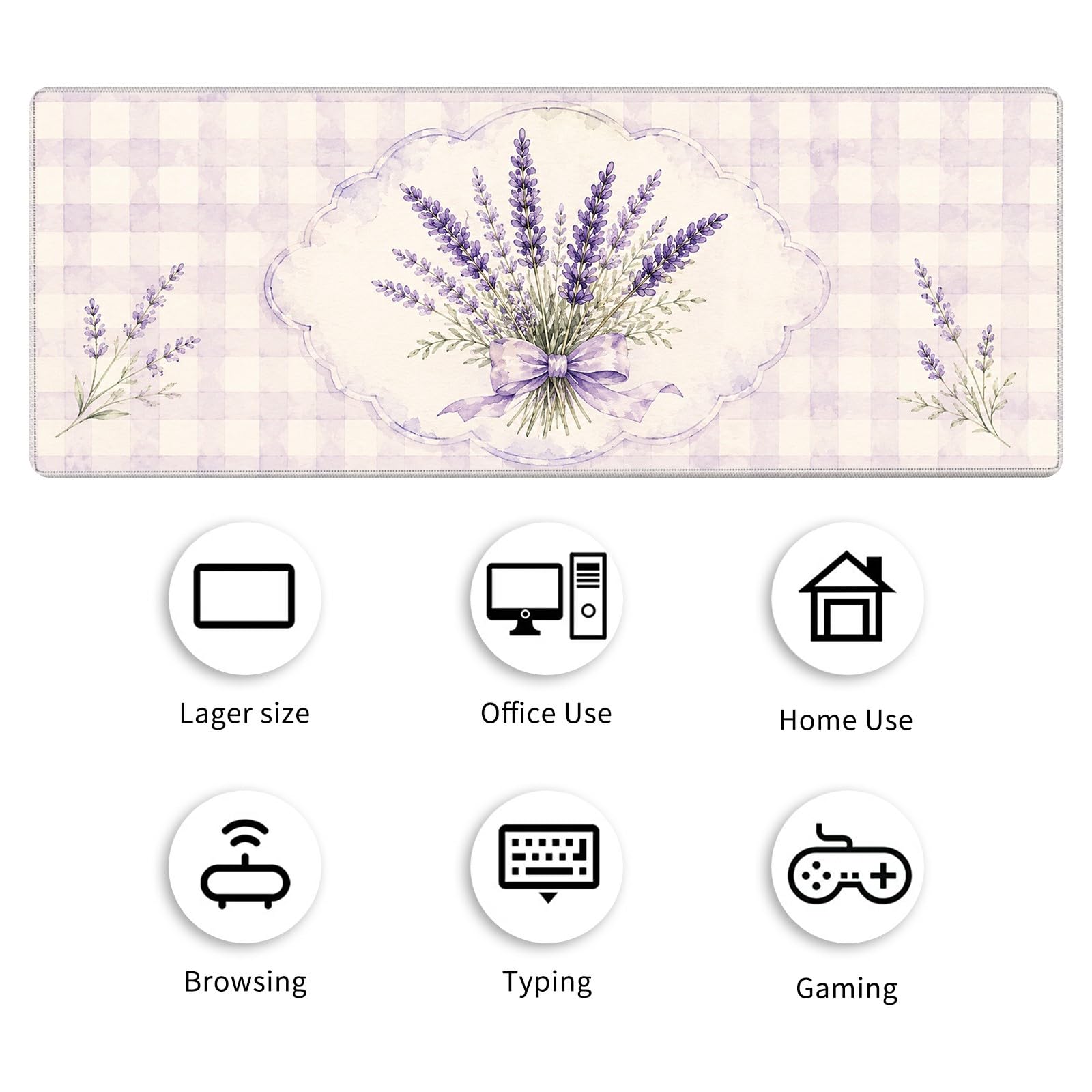 Desk Mat Large Gaming Mouse Pad + Coaster