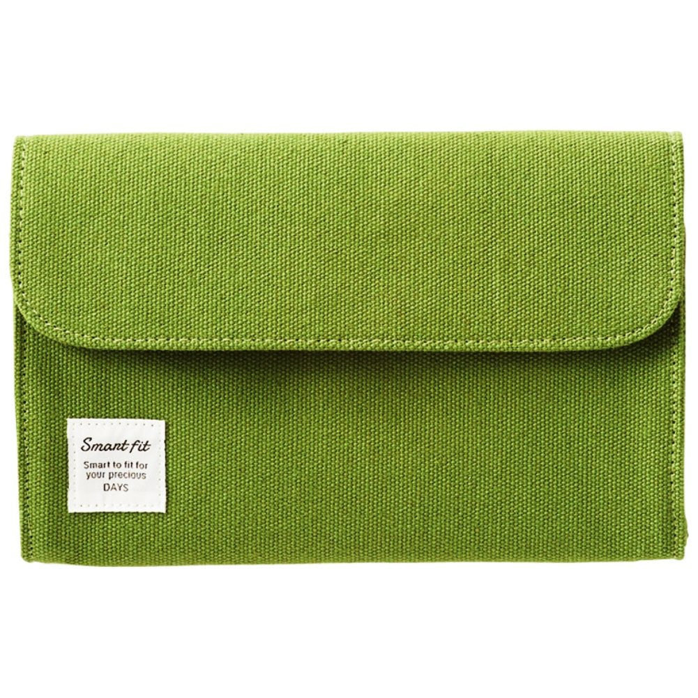 Lihit Lab A7702-7 Accordion Pouch, Large, Green