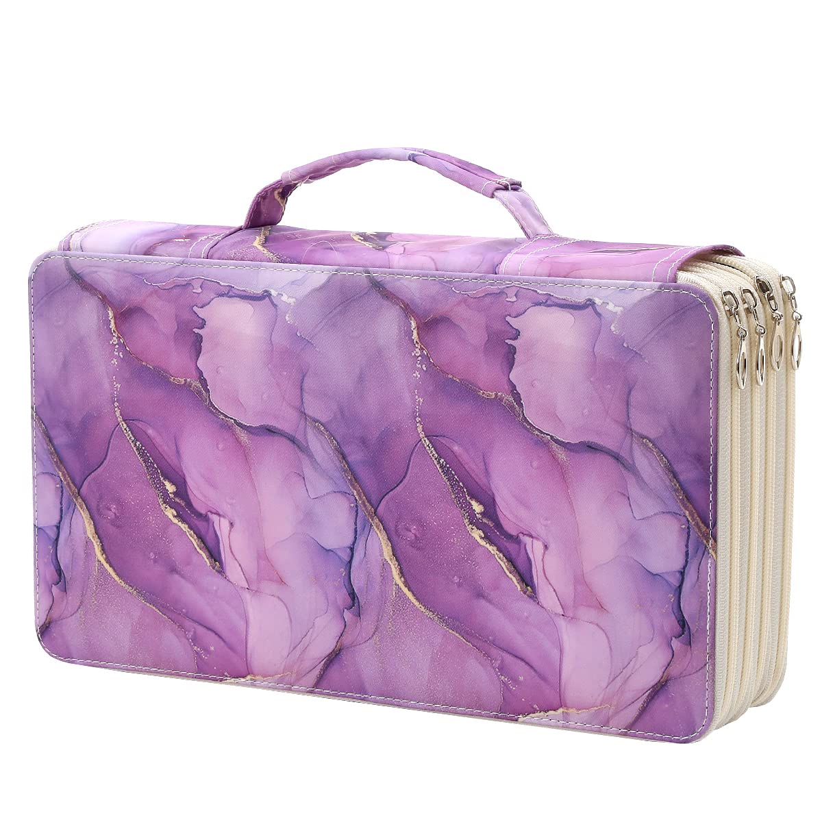 Lbxgap 300 Slots Colored Pencil Case Organizer, 4 Layer Bag