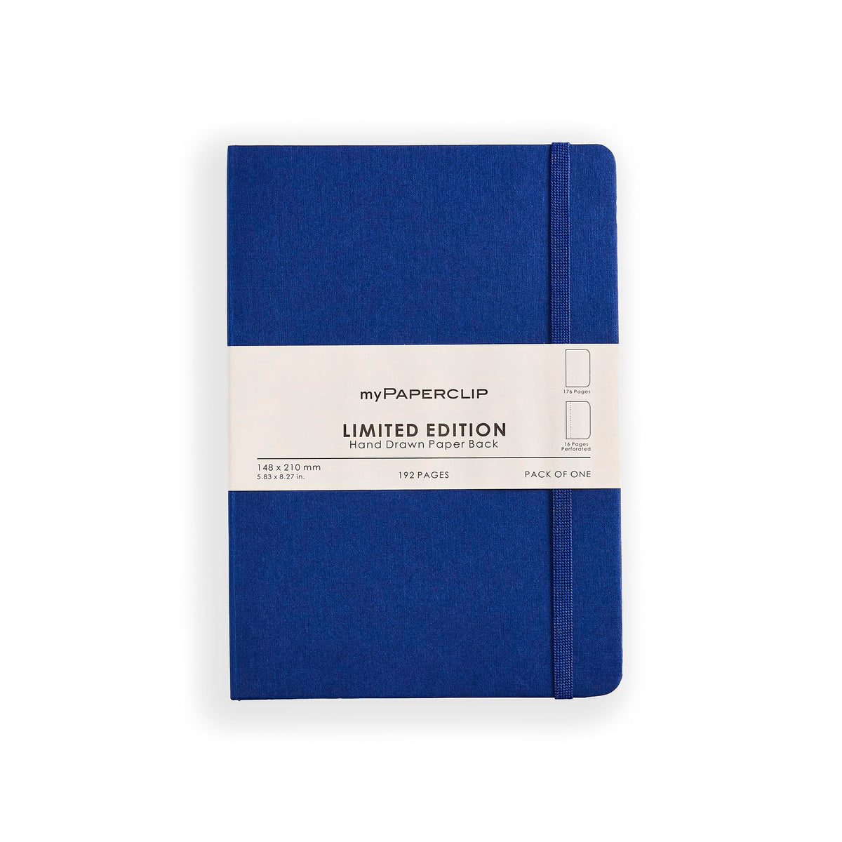 myPAPERCLIP Limited Edition A5 Plain Notebook | 192 Pages, 100 GSM, Soft Cover, A5 (5.83 × 8.27 in)