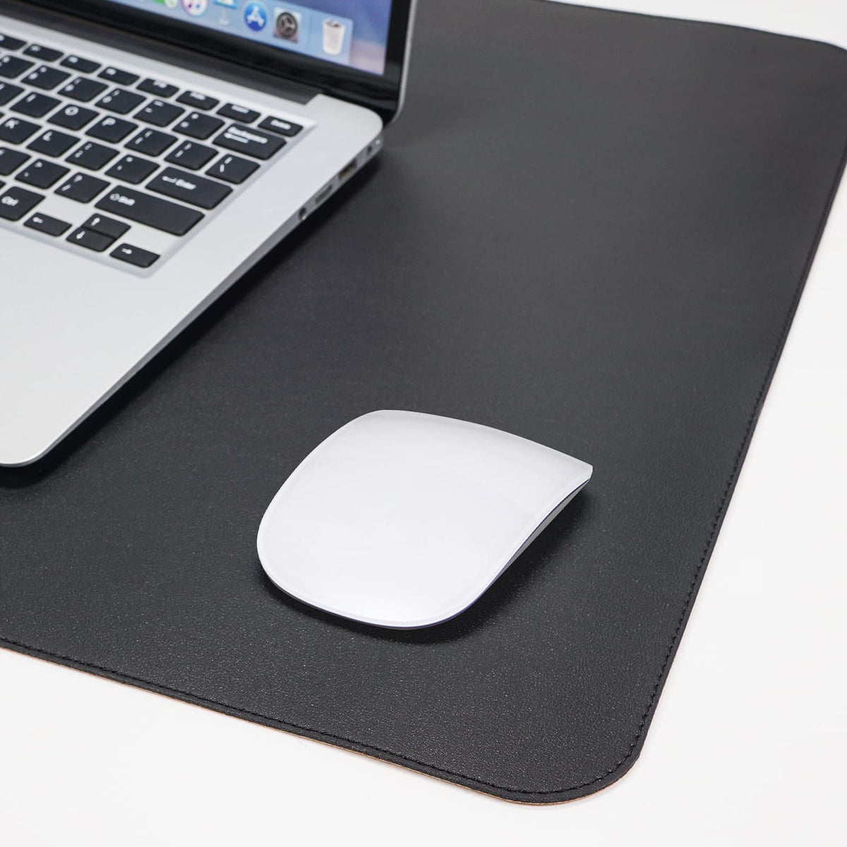AFIING Large Desk Mat, 47" x 17", Black