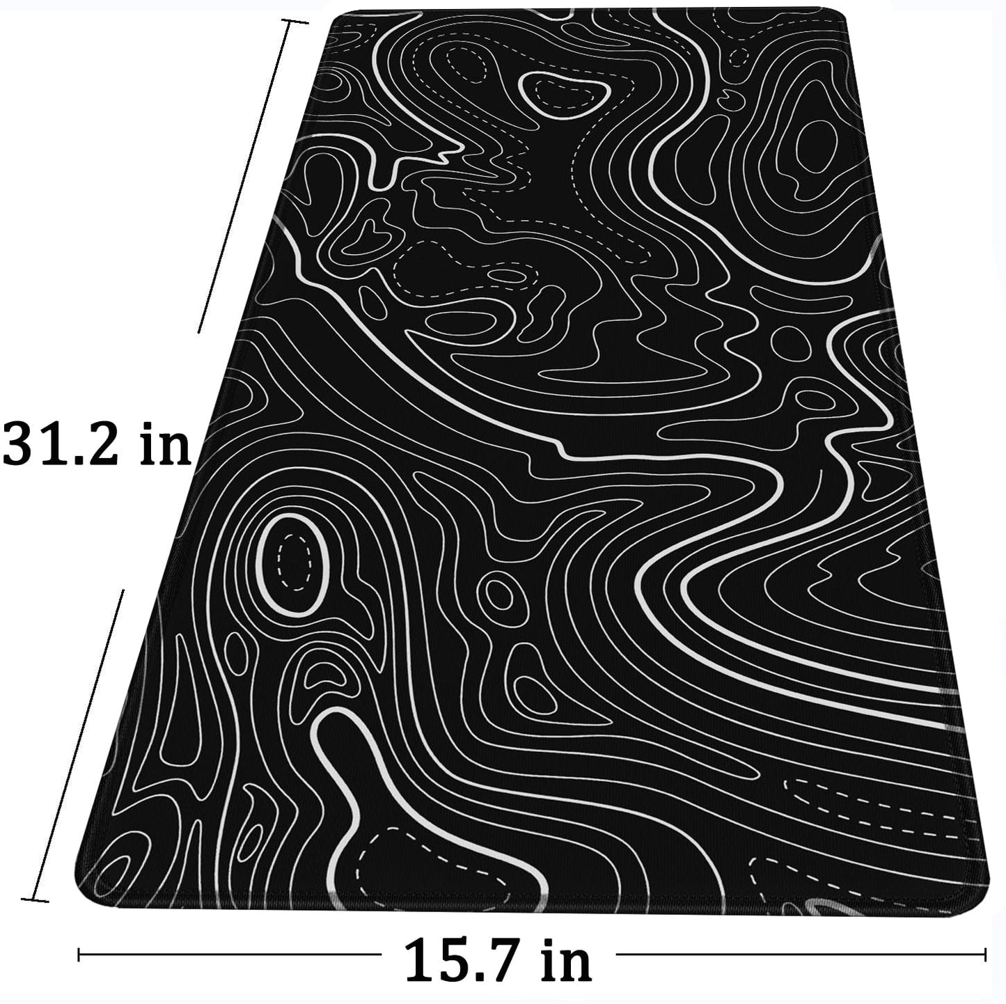Large Gaming Mouse Pad with Stitched Edges Waterproof 31.5X15.7In
