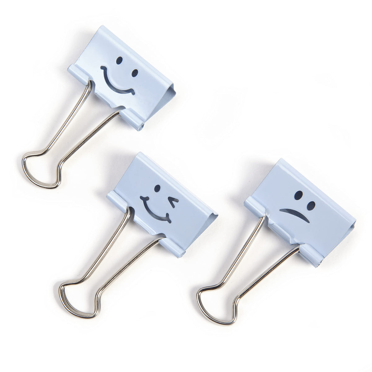 Rapesco Binder Clips, 3/4" Emoji Clips [Pack of 20]