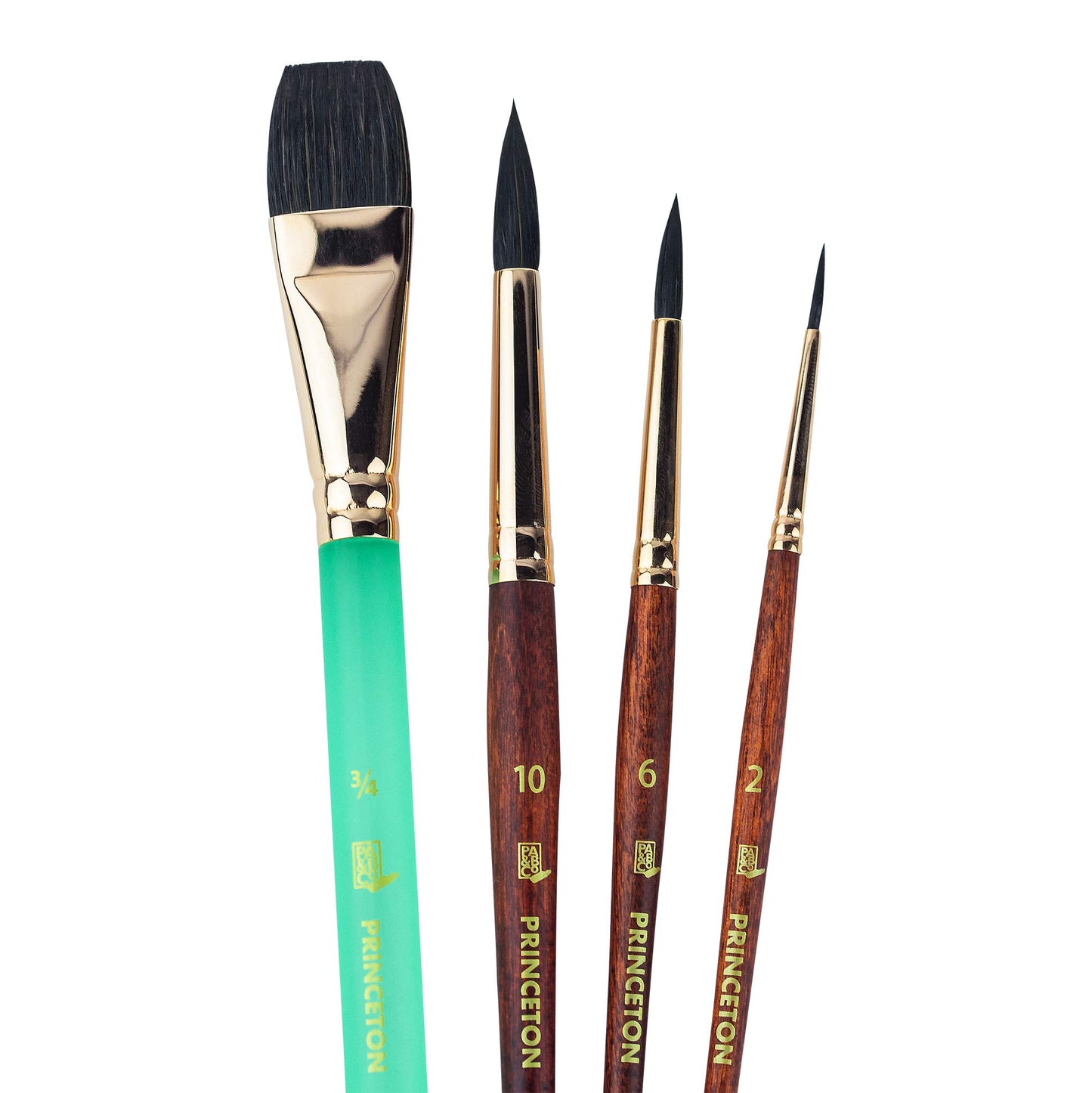 Princeton Neptune 4750 Series Watercolor Brush Set – Watercolor Brushes Professional Soft Synthetic