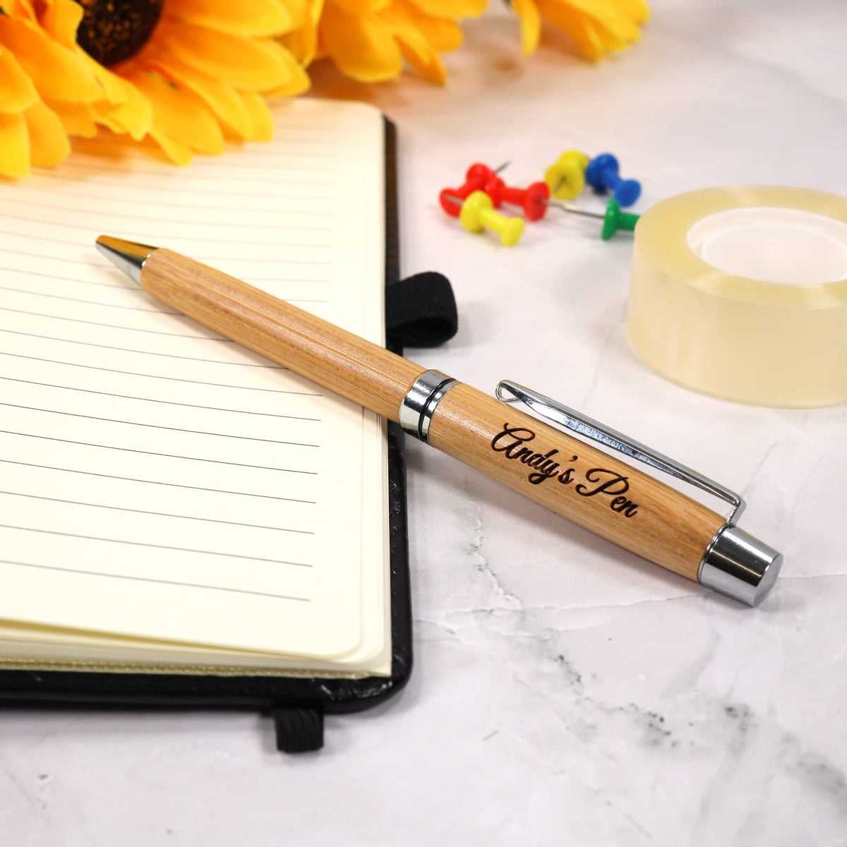 CustomDesign.Shop Personalized Custom Bamboo Eco Pen + Gift Box | Design A Truly Unique Present |