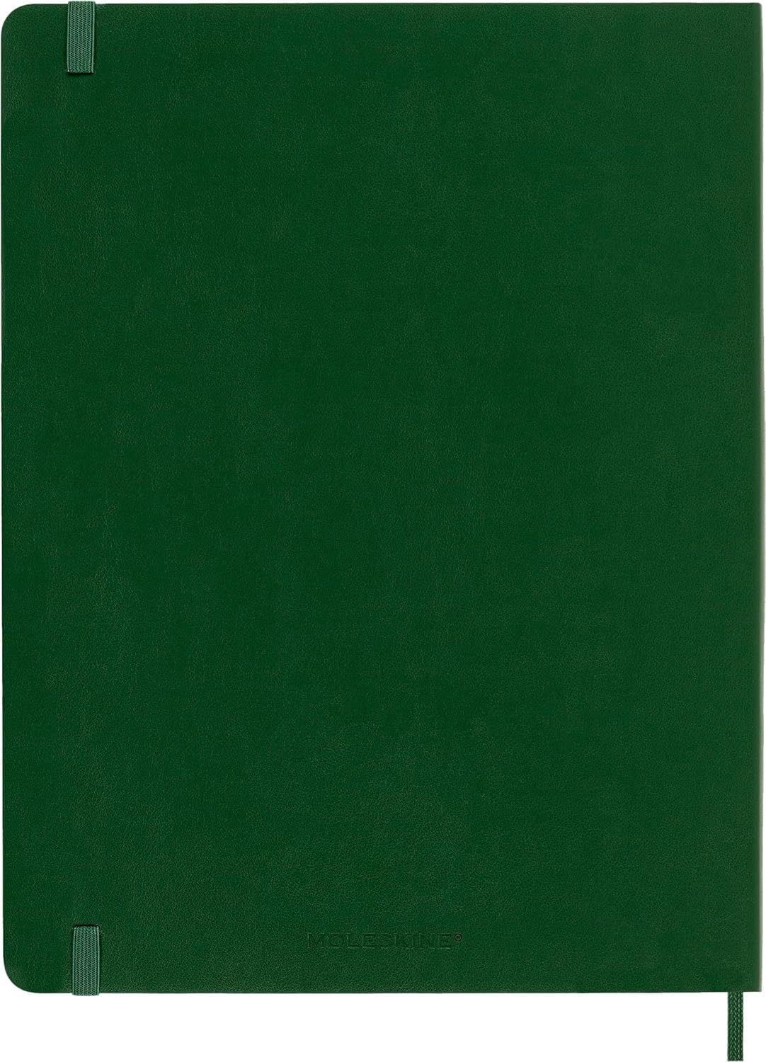 Moleskine Classic Notebook, Soft Cover, XL (7.5" x 9.5") Ruled/Lined, Myrtle Green, 192 Pages