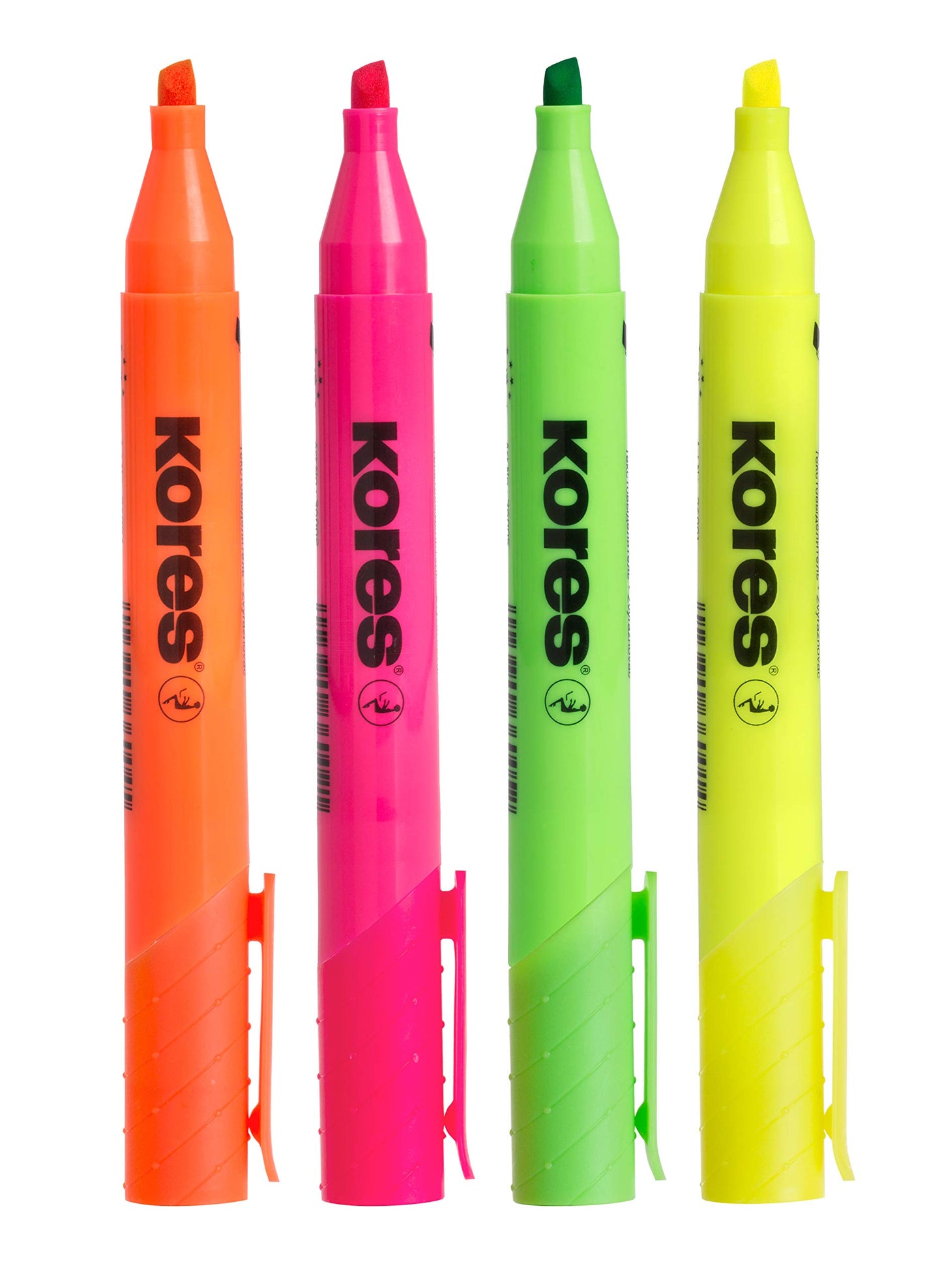 Kores - Fluorescent Highlighter Pen - High Liner Plus, Fluorescent, Water Based-Ink Highlighter Pen