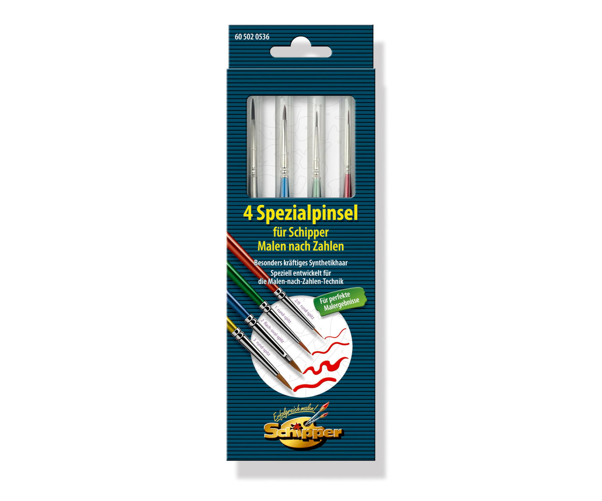 Schipper 605020536 4 Paint Brushes