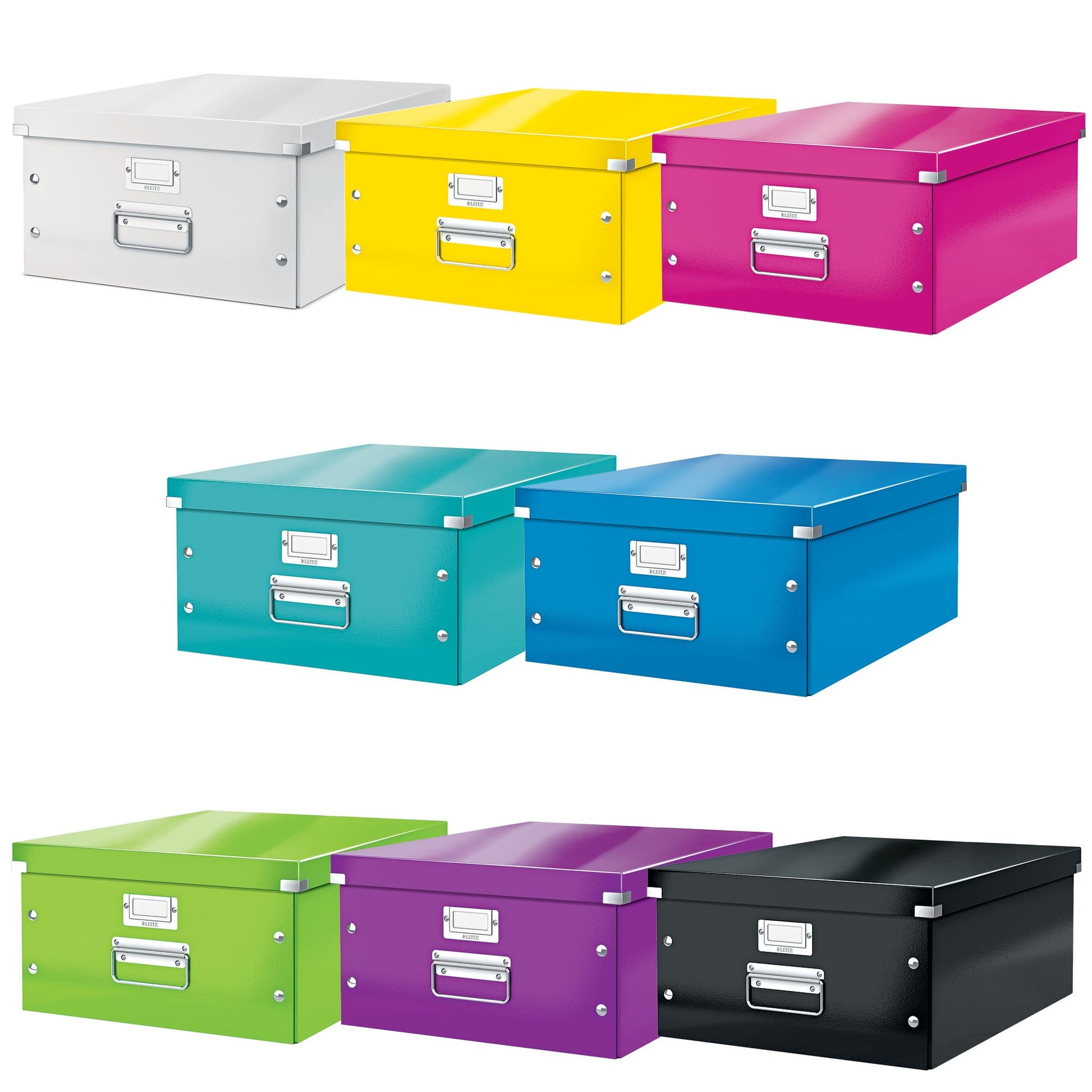 Leitz A5 Storage Box, Click and Store Range 60430001 - Small, Blue Storage Box A3