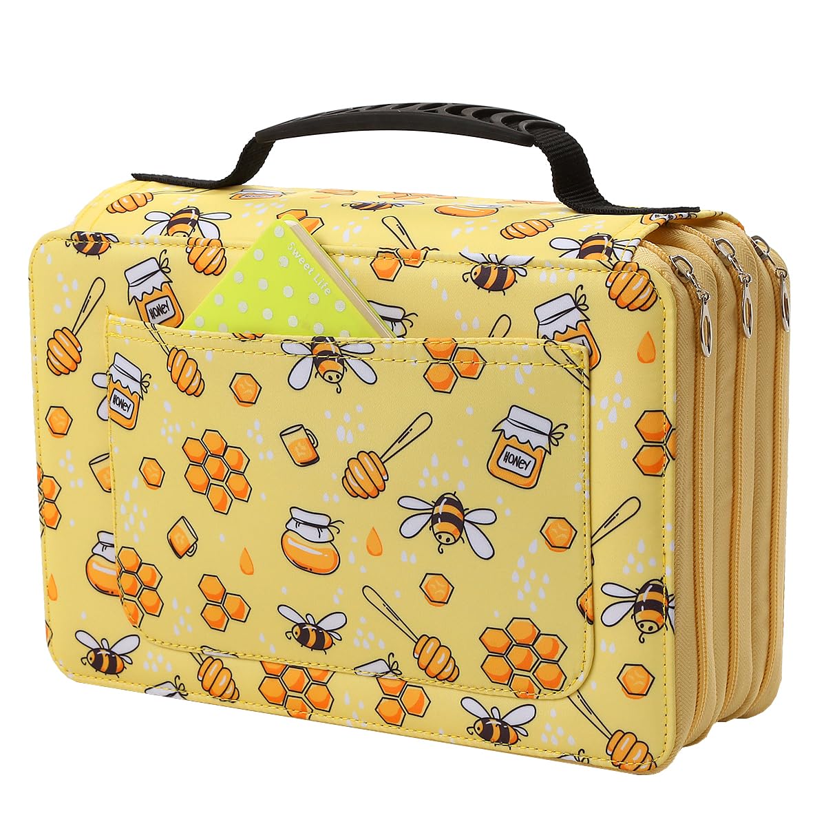 Lbxgap 102 Slots Marker Pen Organizer Case w/Handle