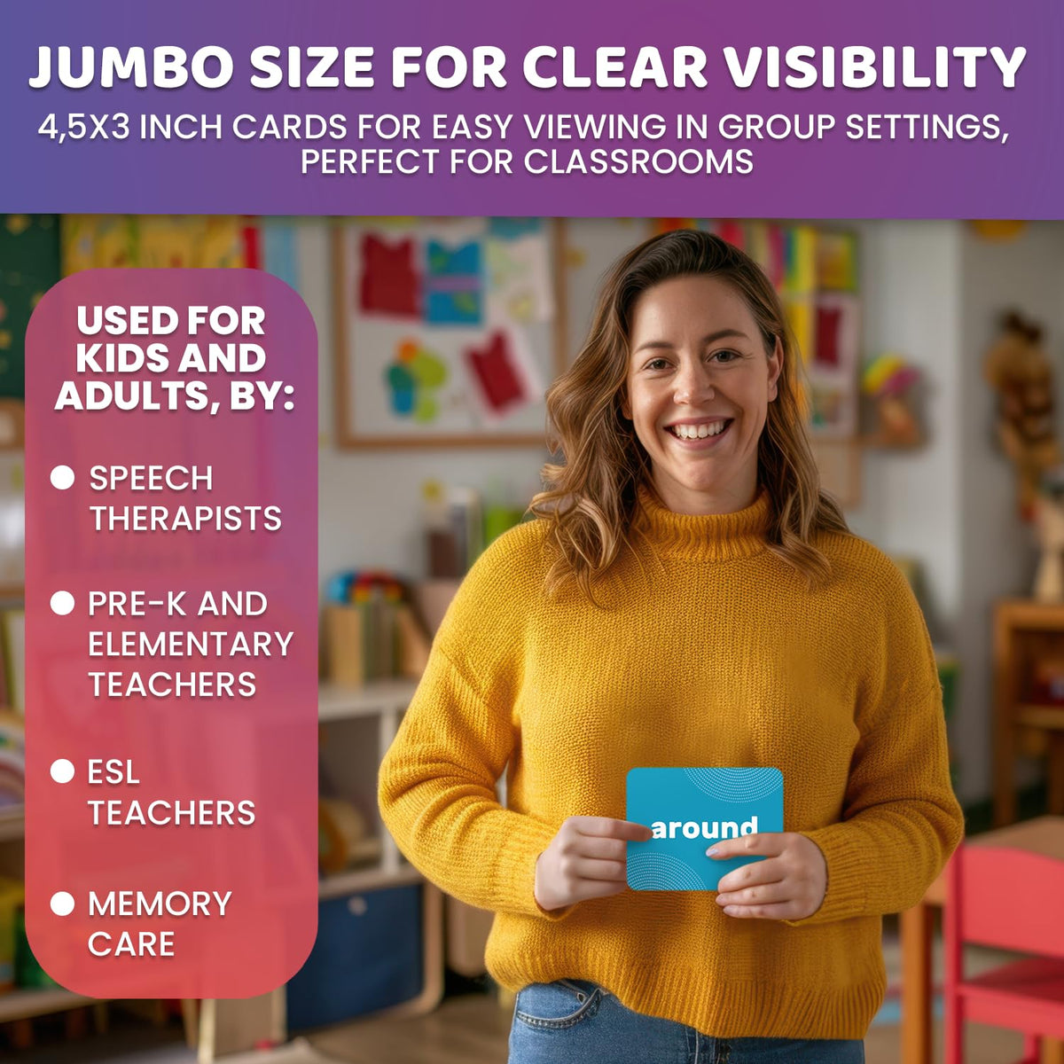 Vocabulary Builder Flash Cards for Kids Ages 4-8 — Speech Therapy Materials