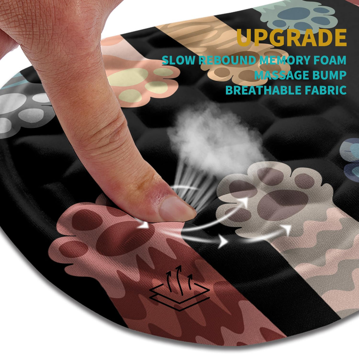 Hokafenle Ergonomic Mouse Pad Wrist Support, Wrist Rest Mousepad for Carpal Tunnel Pain Relief with