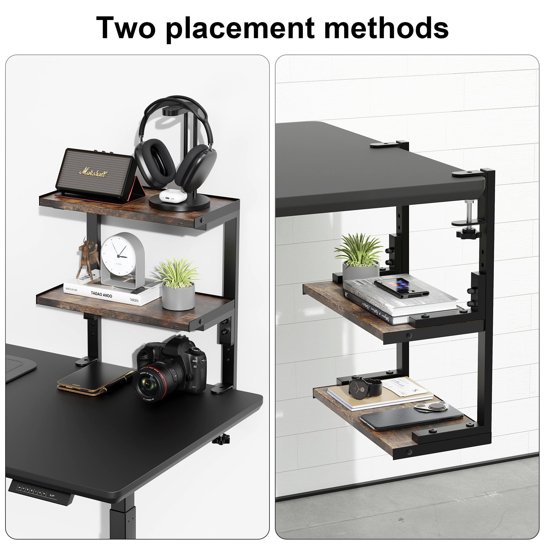 OUTIOE 2-Tier Desk Shelf
