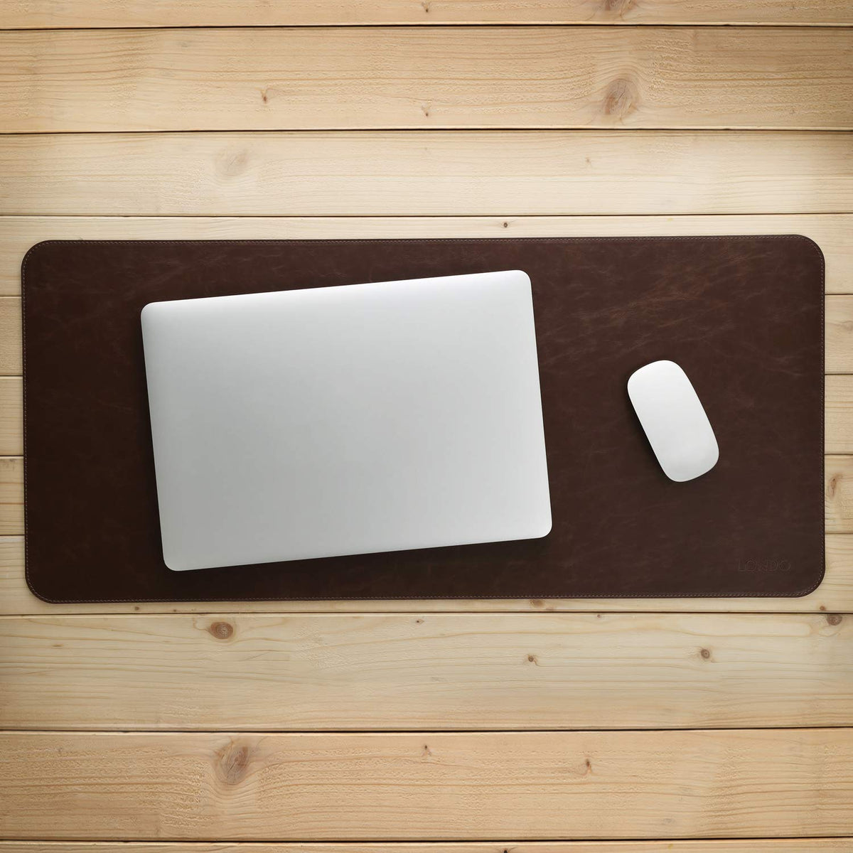 Londo Leather Extended Mouse Pad – Large Desk Mat for Office & Gaming, Smooth Writing Surface