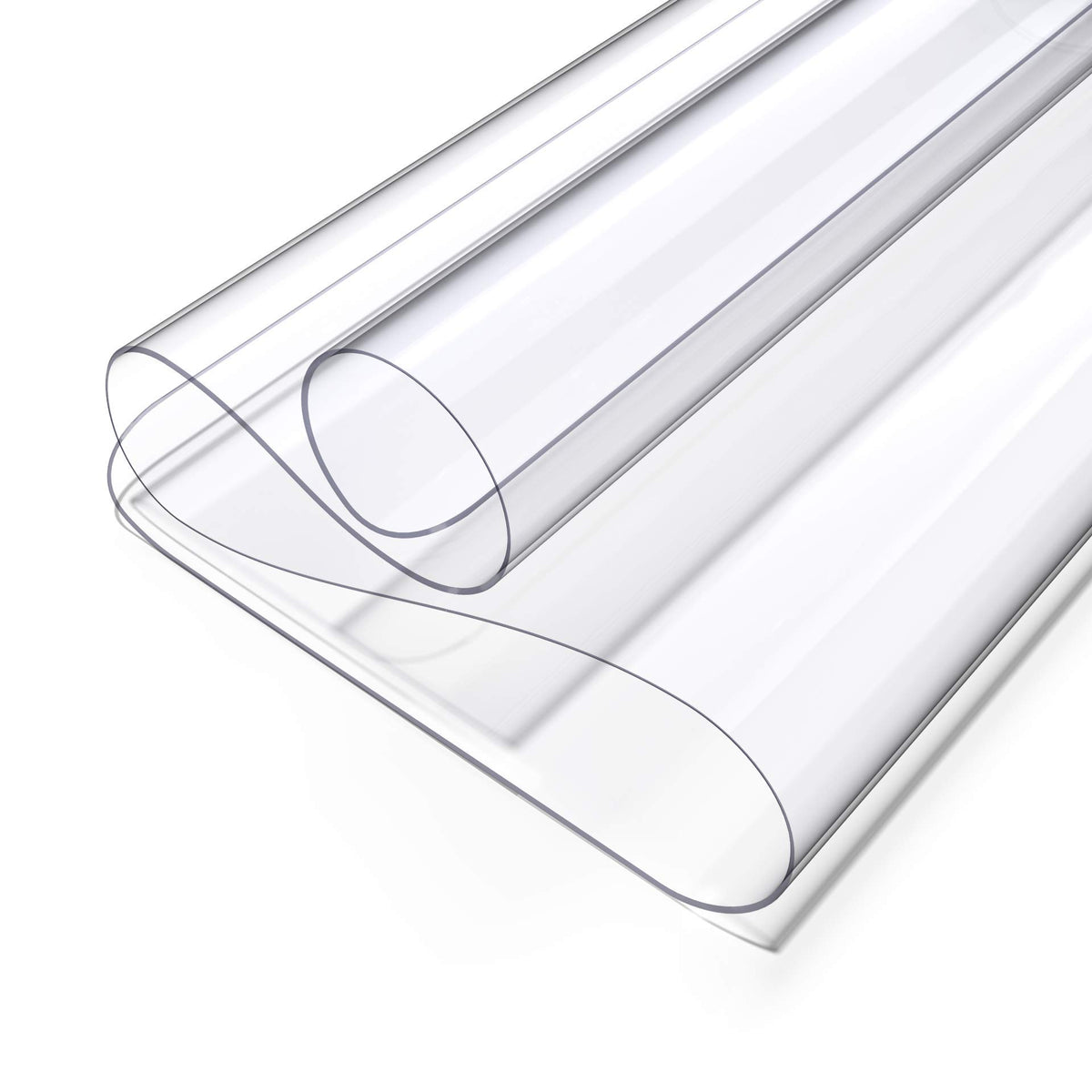 Oterri Clear Writing Desk Pad, 24’’x48” Heat Resistant Waterproof PVC Round Edge Durable Desk