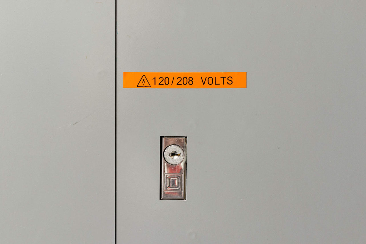 Brady Authentic (M21-375-595-OR) All-Weather Vinyl Label for Indoor/Outdoor ID, Lab and Equipment
