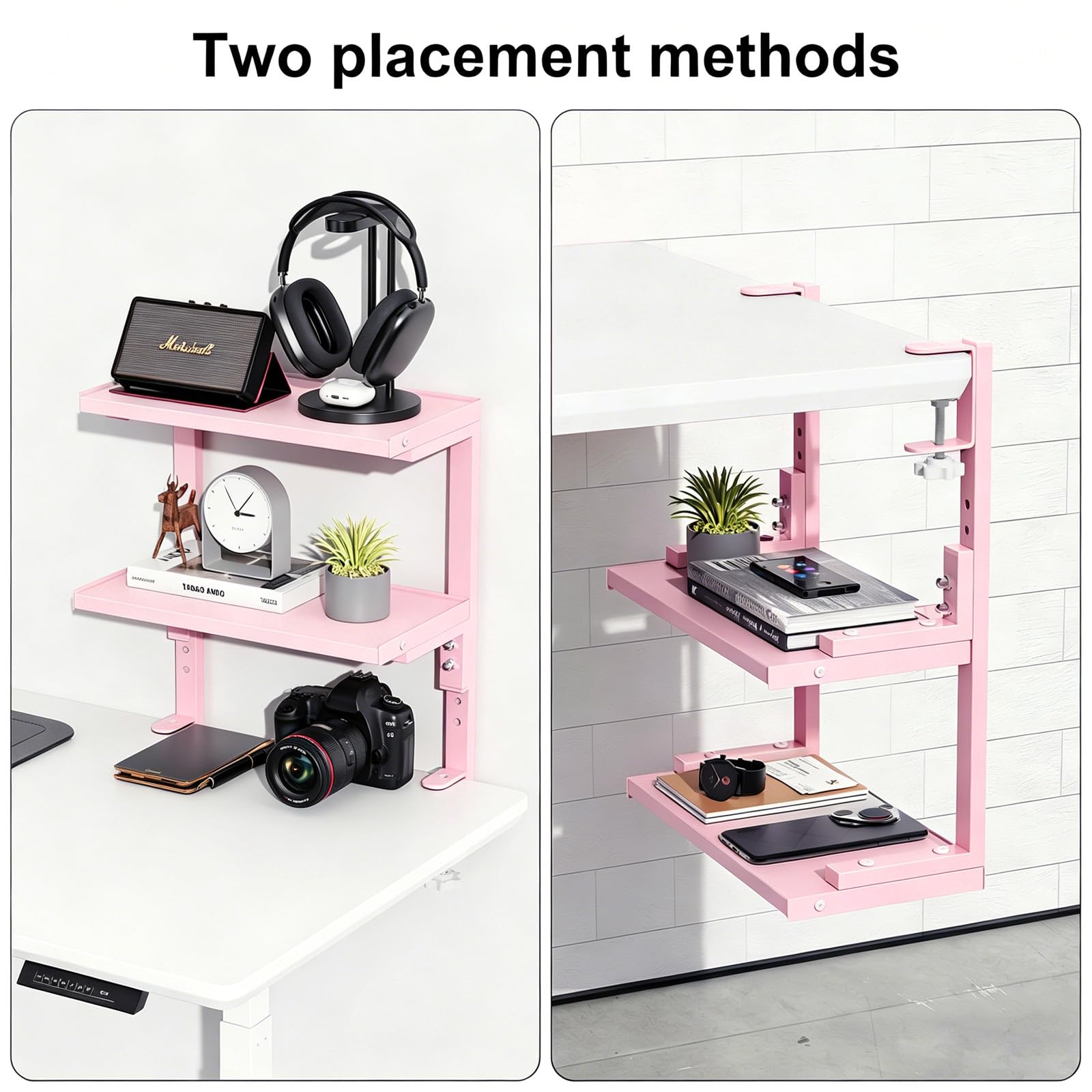 OUTIOE 2-Tier Desk Shelf