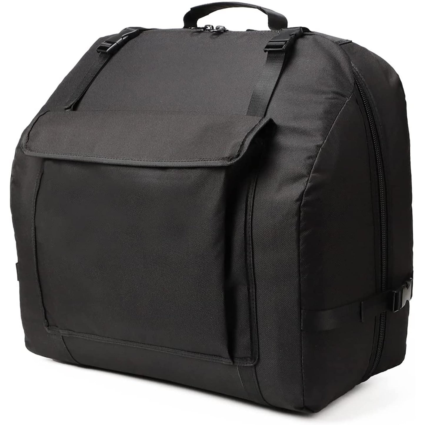 NKTM Accordion Case - Gig Bag for 120 Bass Accordion - Straps & Accessories - Soft Case (20.5 x 17