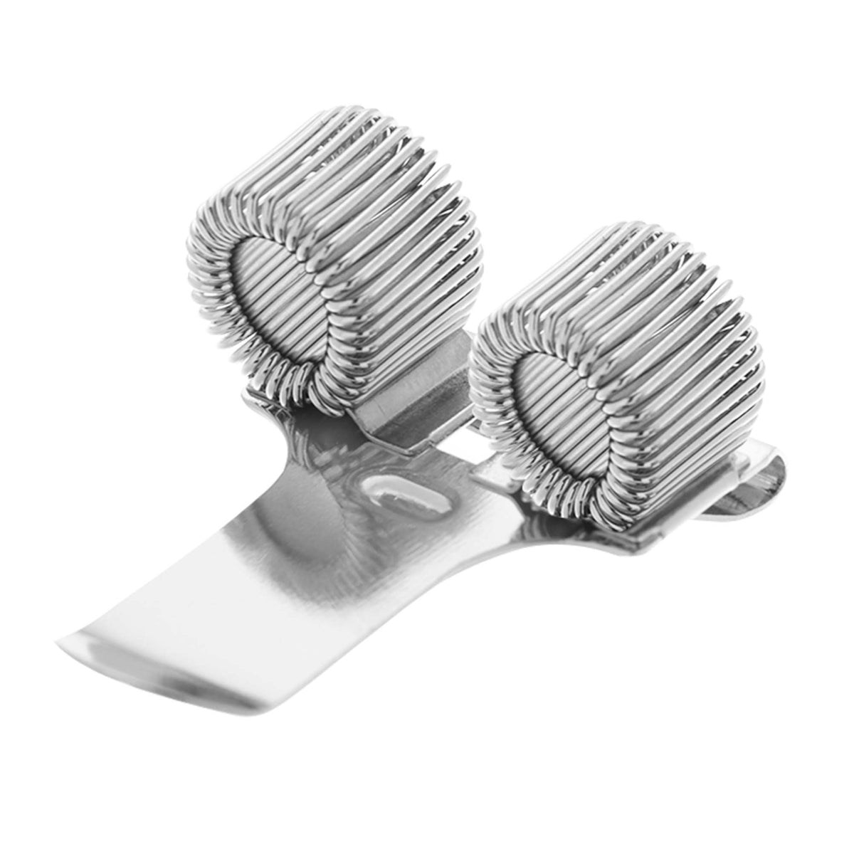 Janrax Double Hole Metal Pen Holder with Pocket Clip - Doctors, Nurse, Uniform etc