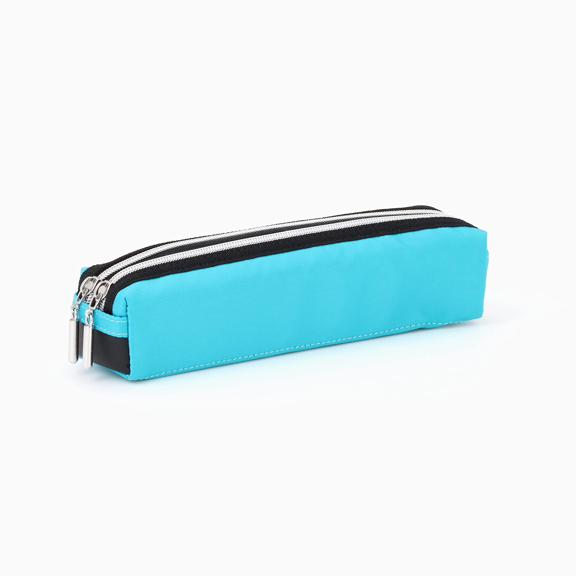 Raymay Fujii FY276A Pen Case, Pencil Case, Double Zipper, Blue