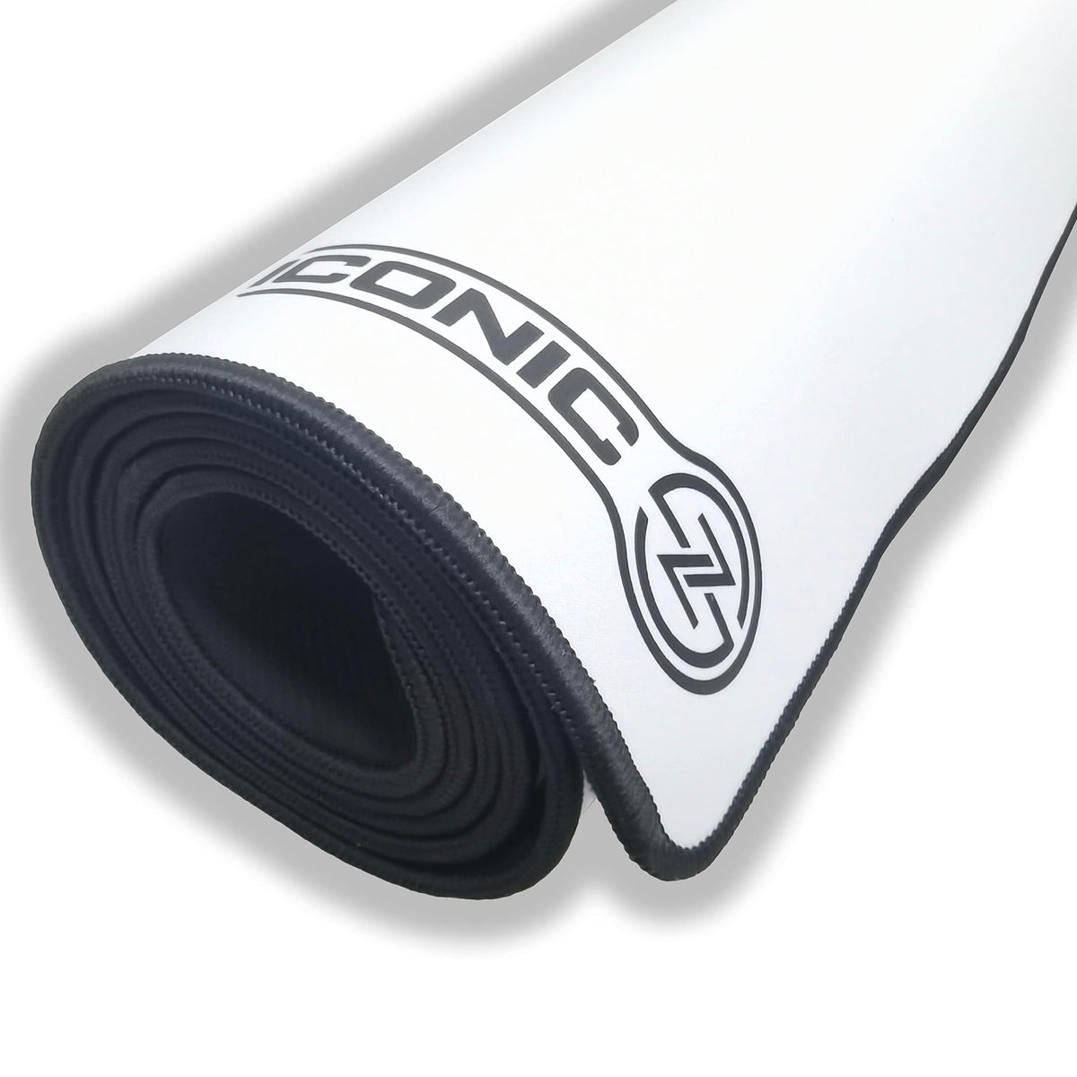ICONIC - PRO PC GEAR 3XL Extended Gaming Mouse Pad/Mat 46"x20"(White) - Large & Wide Desk Cloth
