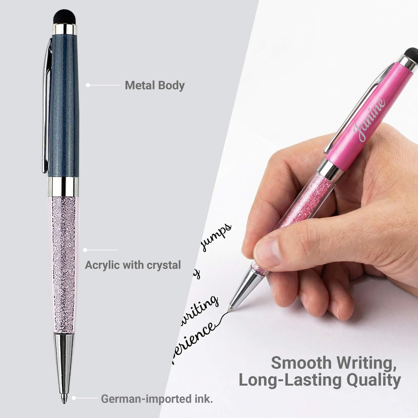 Yastar Personalized Ballpoint Pens - Gift for Graduation, Anniversaries