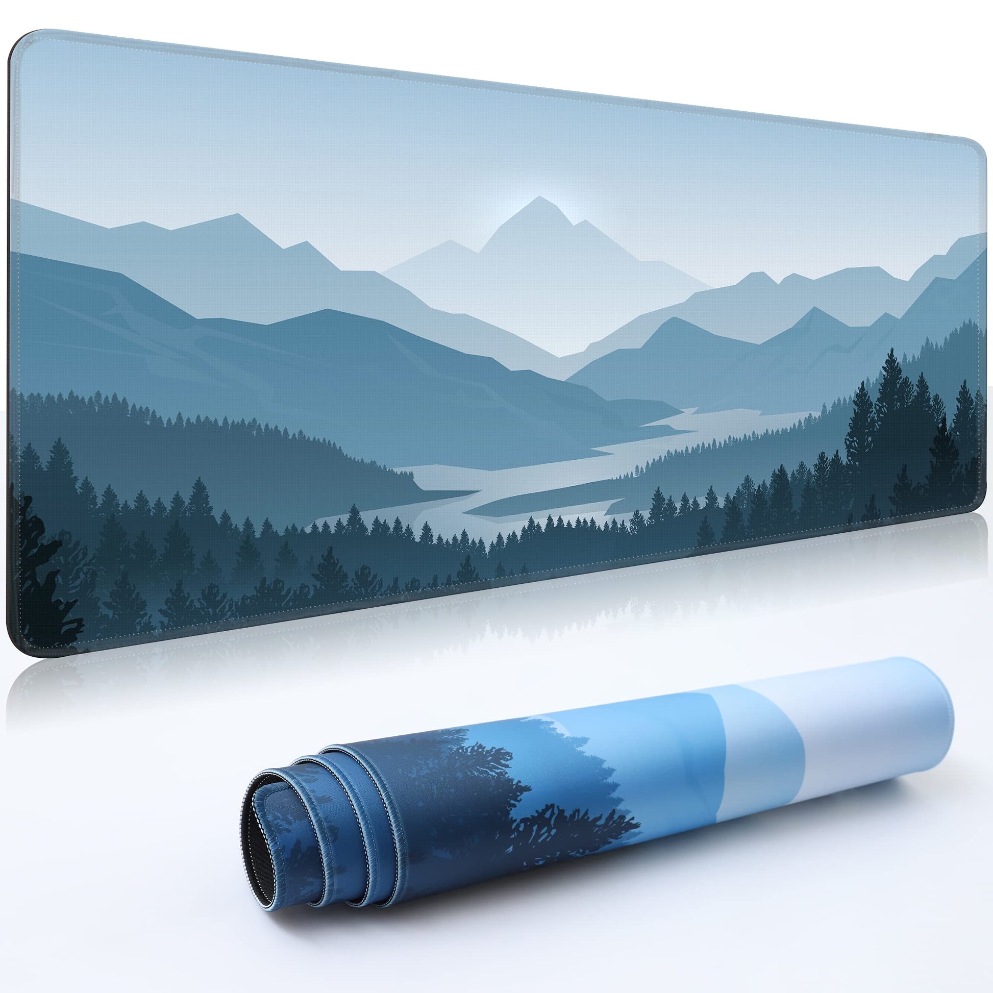 Wiabsi Desk Mat Pad,Large XXL Extended Mouse Pad Mat for Desktop Keyboard