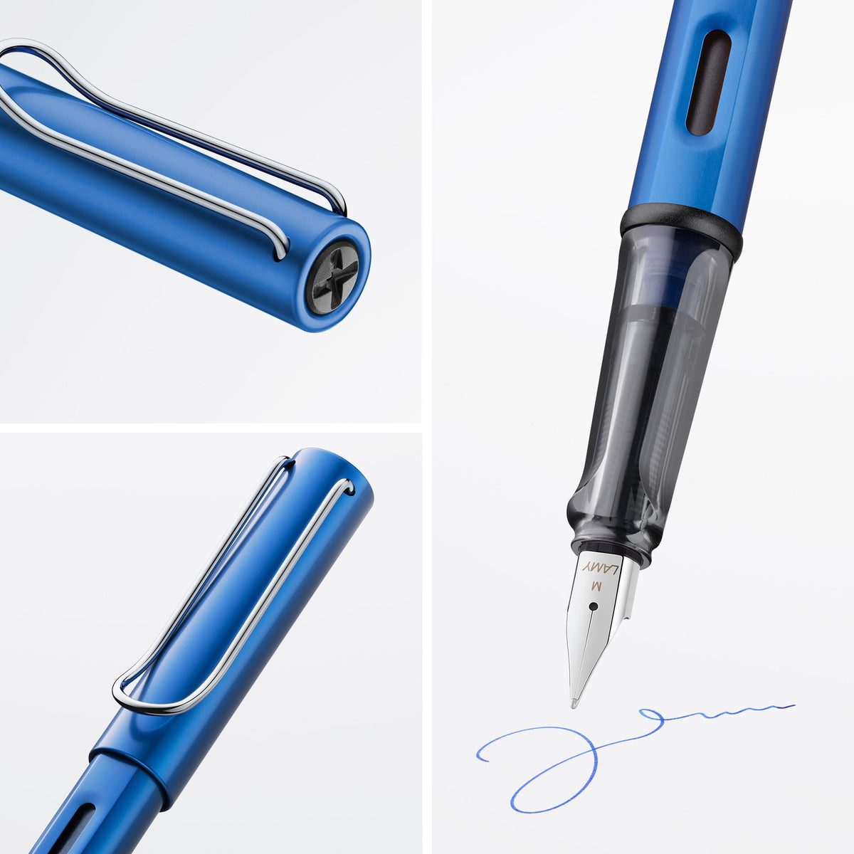 LAMY AL-star oceanblue - Fountain Pen with ergonomic grip & polished steel nib in size F
