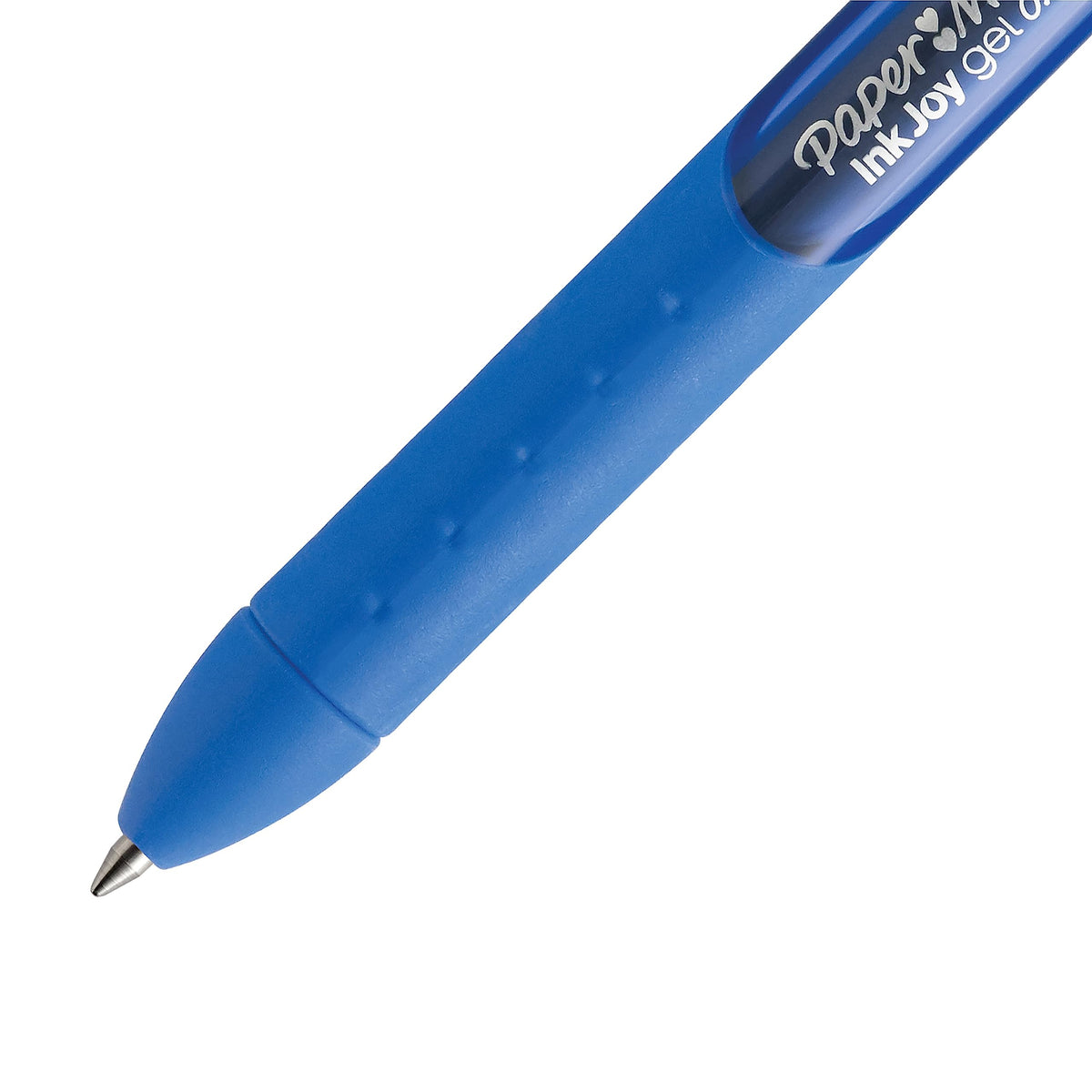 Paper Mate InkJoy Gel Pens | Medium Point (0.7mm) | Dark Blue Ink | 12 Count