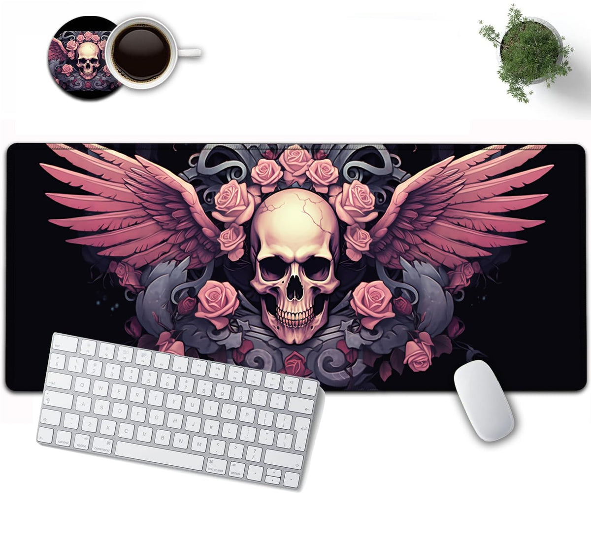 Large Mouse Pad, 31.5 x 11.8in Extended Gaming Mouse Pad with Stitched Edges, XXL Mousepad