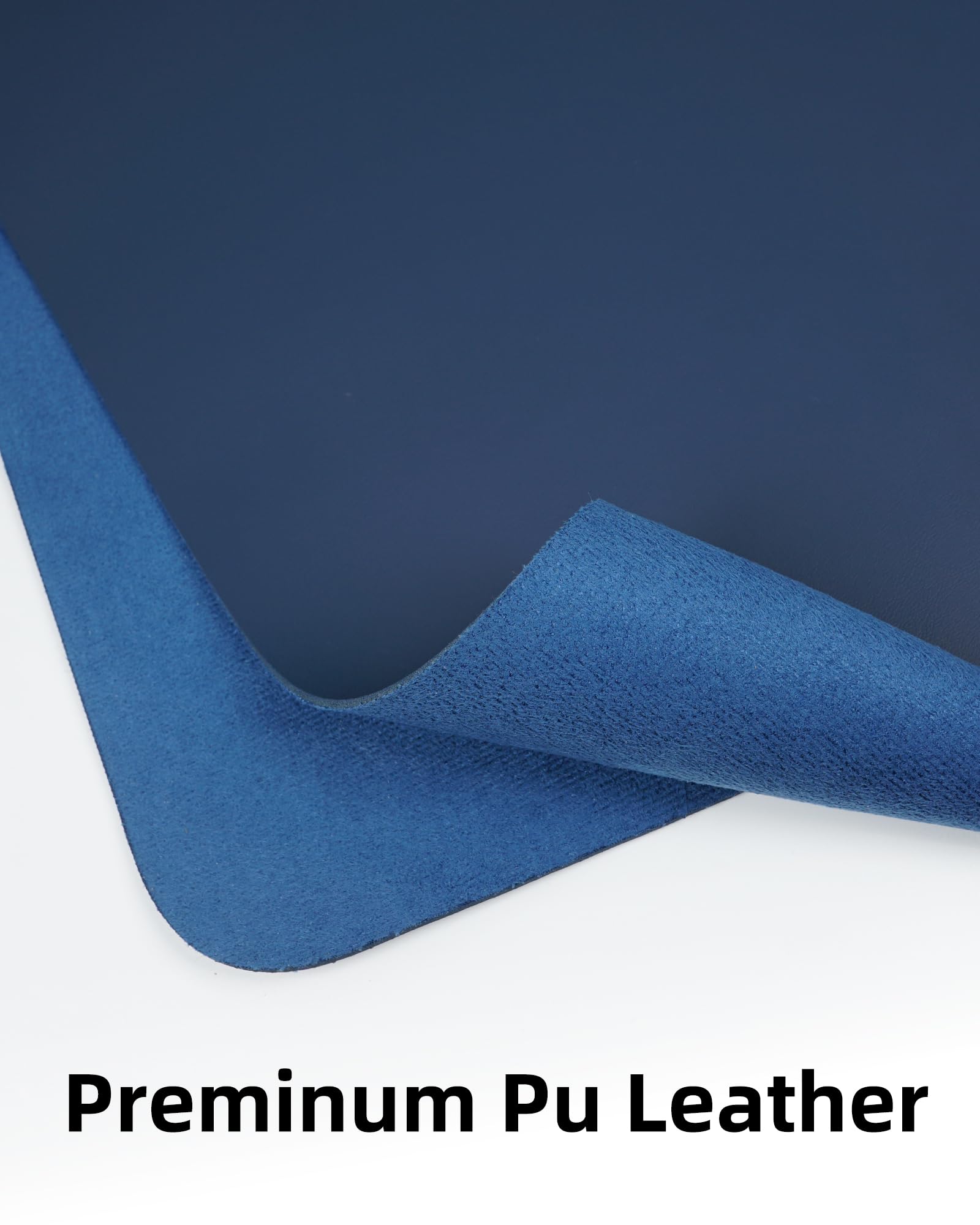 Large Desk Mat,55" x 17"Leather Desk Pad Protector,Large Mouse Pad,Office Desk Mat, Non-Slip PU