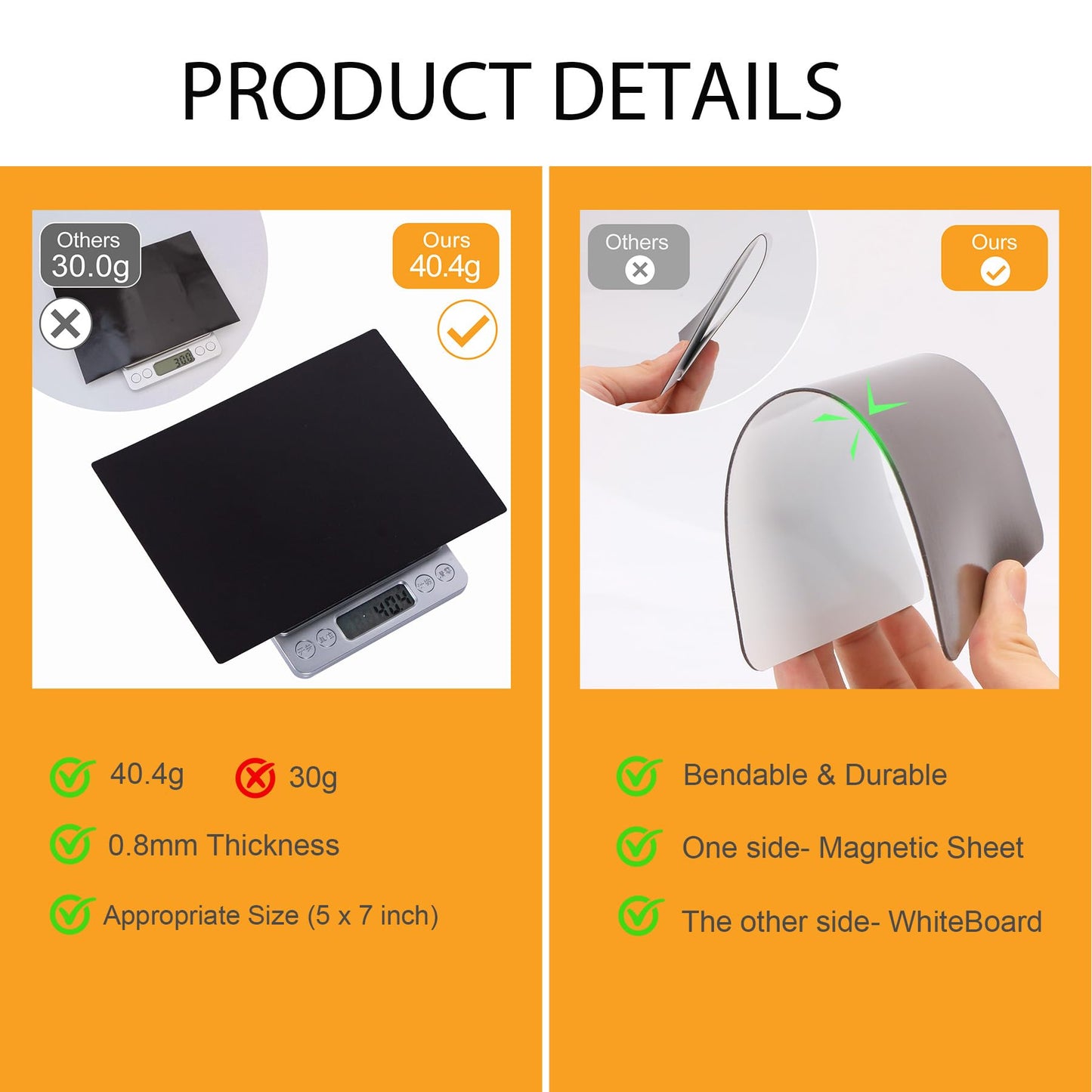 UNIMEIX 36 Pcs Magnetic Sheets for Die Storage Stamp and Die Storage Pockets Die Cut Storage for
