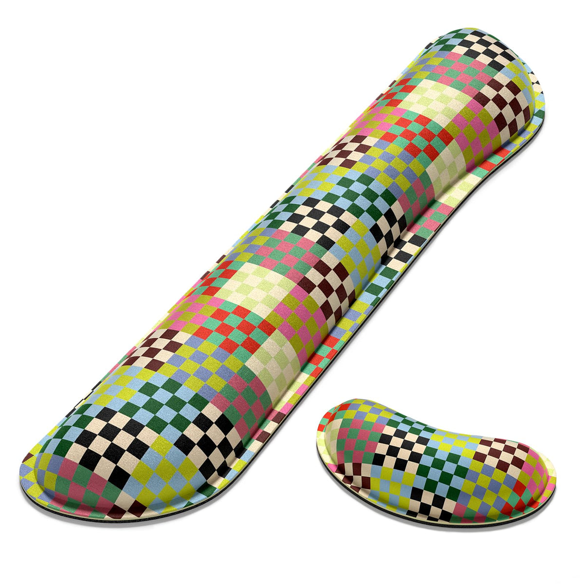 Dapesuom Enlarge Keyboard Wrist Rest, Memory Foam Wrist Cushion for Support, Cute Typing Pain