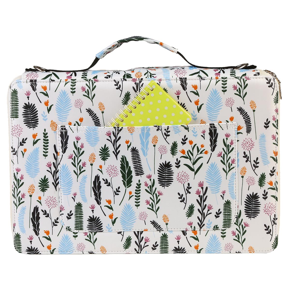 Lbxgap 384 Slots Pencil Case, 4-Layer Organizer with Shoulder Strap